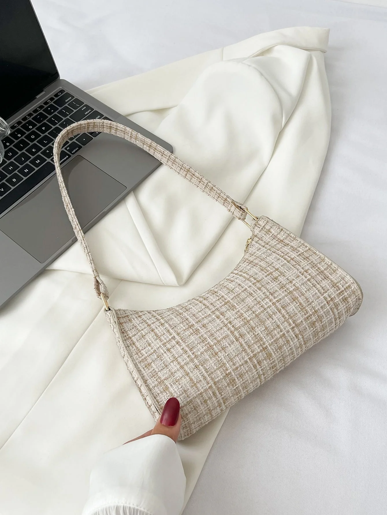 Plaid Pattern Bag Handbag