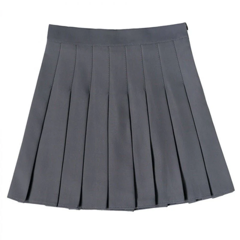 Pleated skirt women's JK uniform skirt versatile skirt spring and summer short skirt safety pants + zipper FD - Image 5