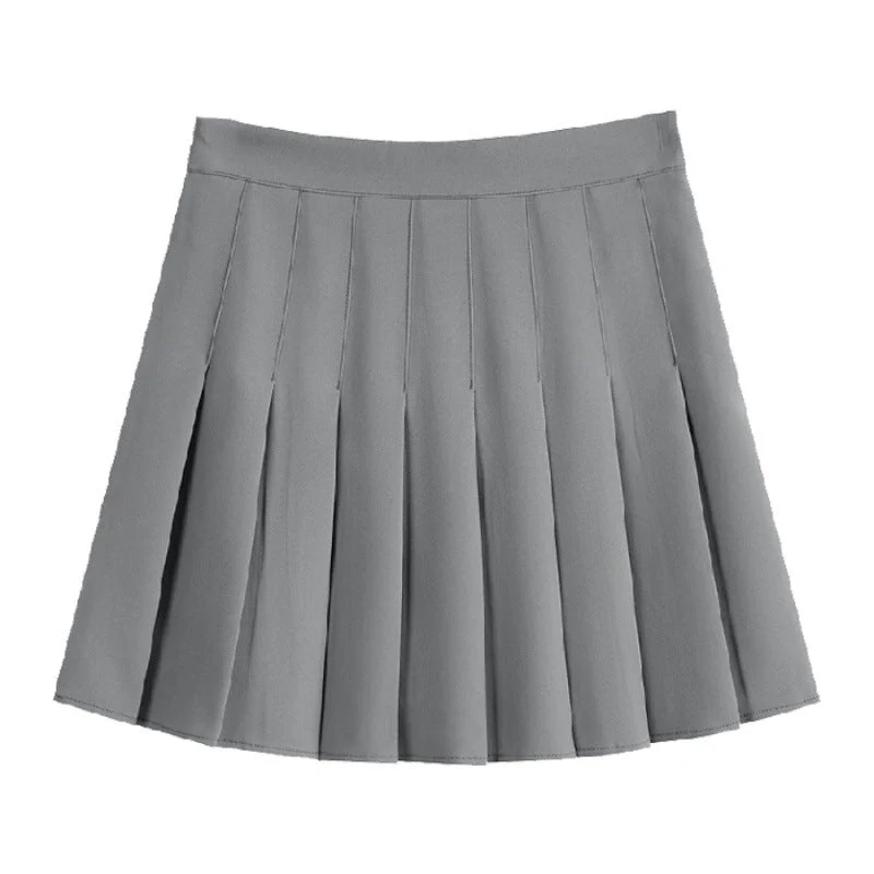 Pleated skirt women's JK uniform skirt versatile skirt spring and summer short skirt safety pants + zipper FD - Image 7