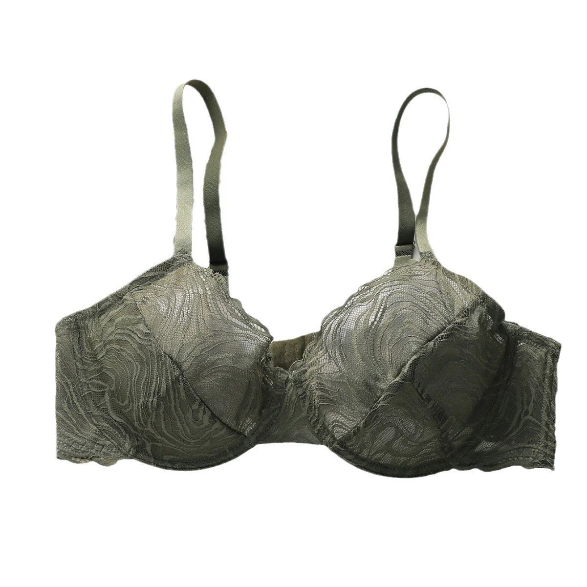 Plus Size lingerie French ultra-thin transparent lace lingerie anti-sagging bra FD - Image 5