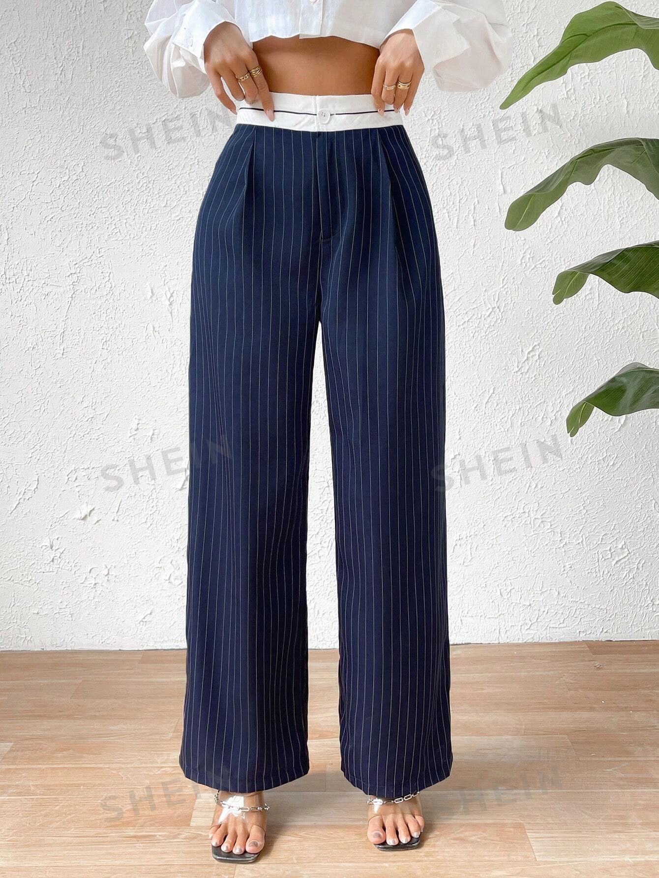 Privé Striped Print Wide Leg Pants - Image 2