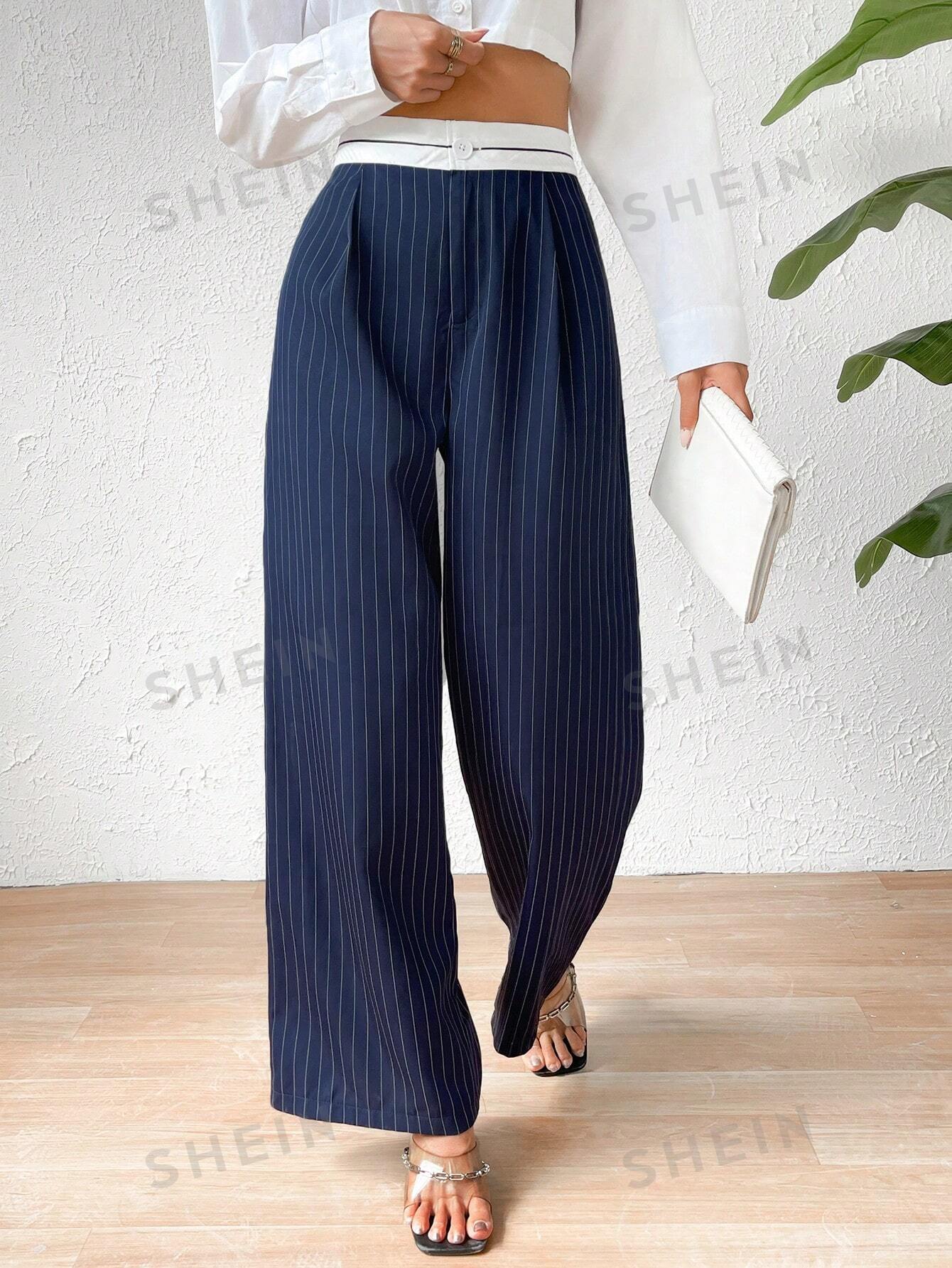 Privé Striped Print Wide Leg Pants - Image 5