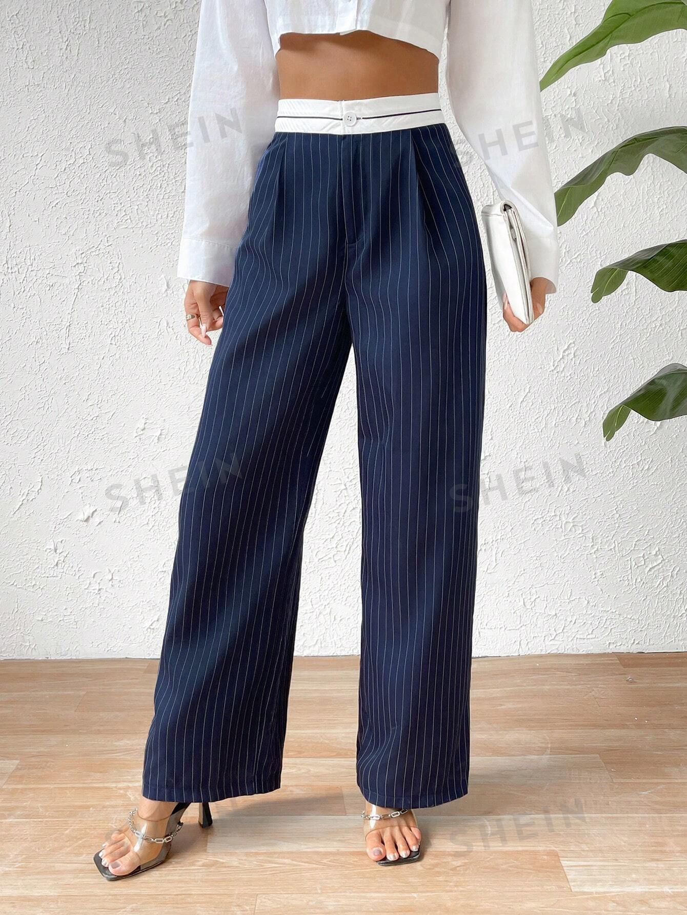 Privé Striped Print Wide Leg Pants - Image 6