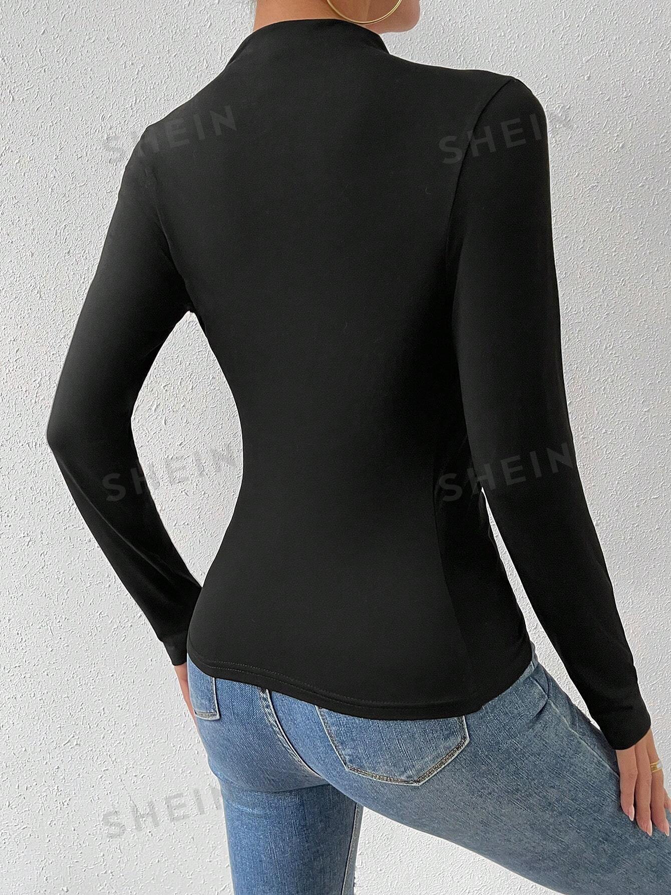Privé Two Tone Ruched Tee FD - Image 8
