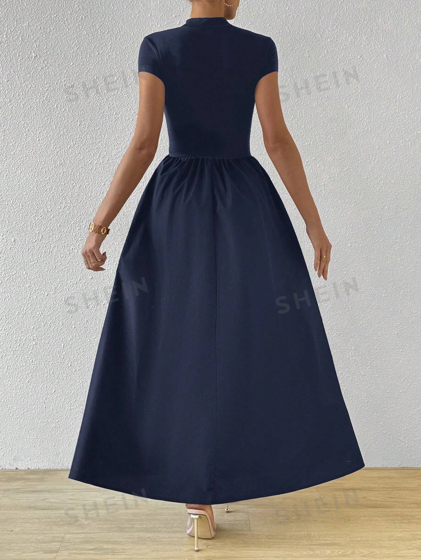 Privé Women New Chinese-Style Short Sleeve Bodycon Dress - Image 4