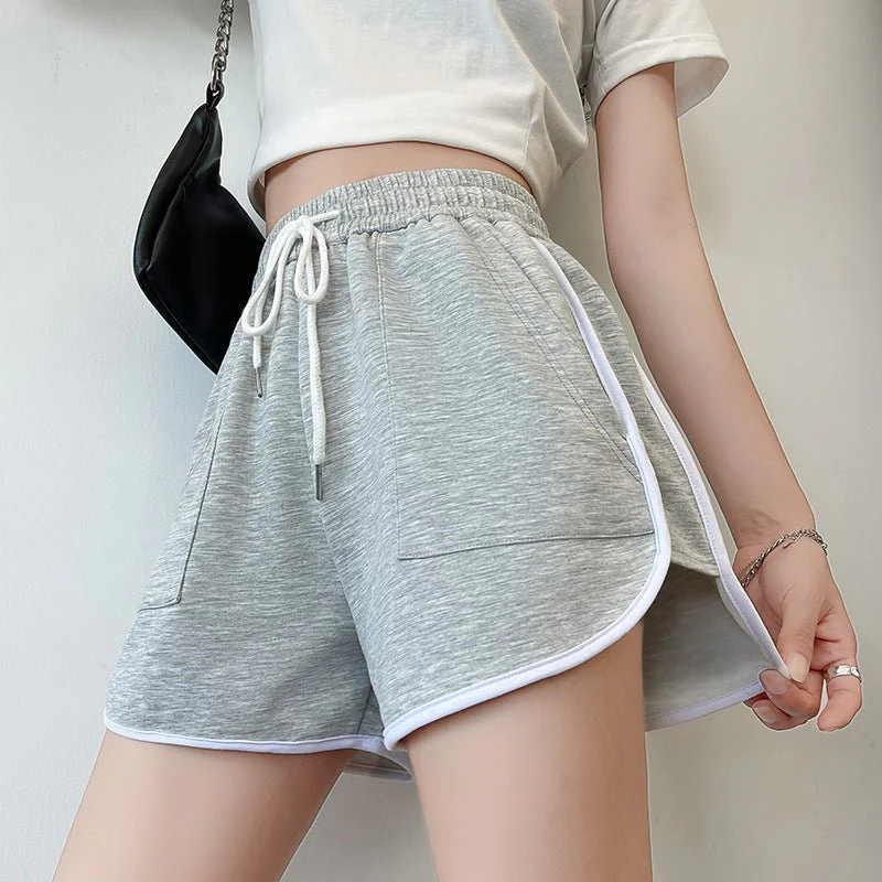 [Quality hemming] Green shorts women's summer casual wear wide-leg pants women's pants tail goods wholesale three-point hot pants - Image 7