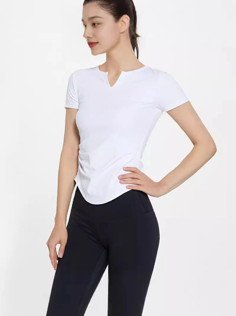 Quick-drying yoga breathable sports sweat-absorbing fitness T-shirt - Image 5