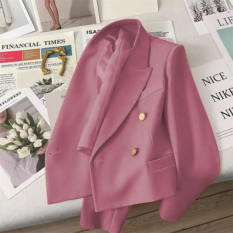 Retro Small Stylish Blazer for Women - Image 10