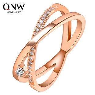 Rose gold heart zircon bracelet versatile high-end female alloy diamond ladies bracelet bracelet jewelry - Image 14