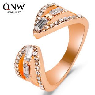 Rose gold heart zircon bracelet versatile high-end female alloy diamond ladies bracelet bracelet jewelry  FD - Image 13