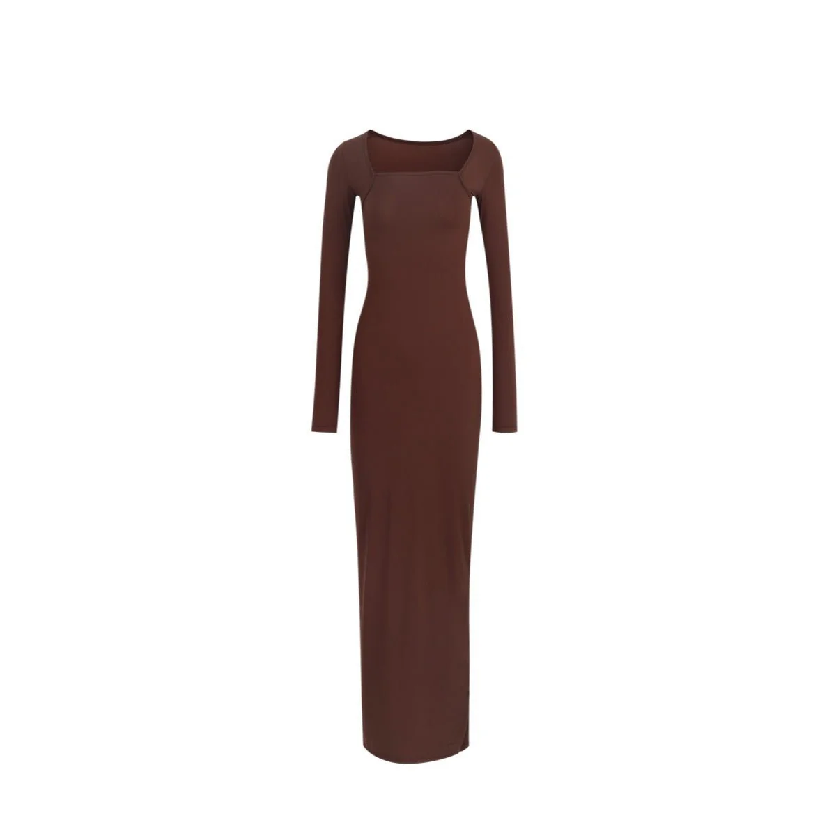 Sculpting Silhouette | Long Sleeve Body-Contouring Maxi Dress - Image 2