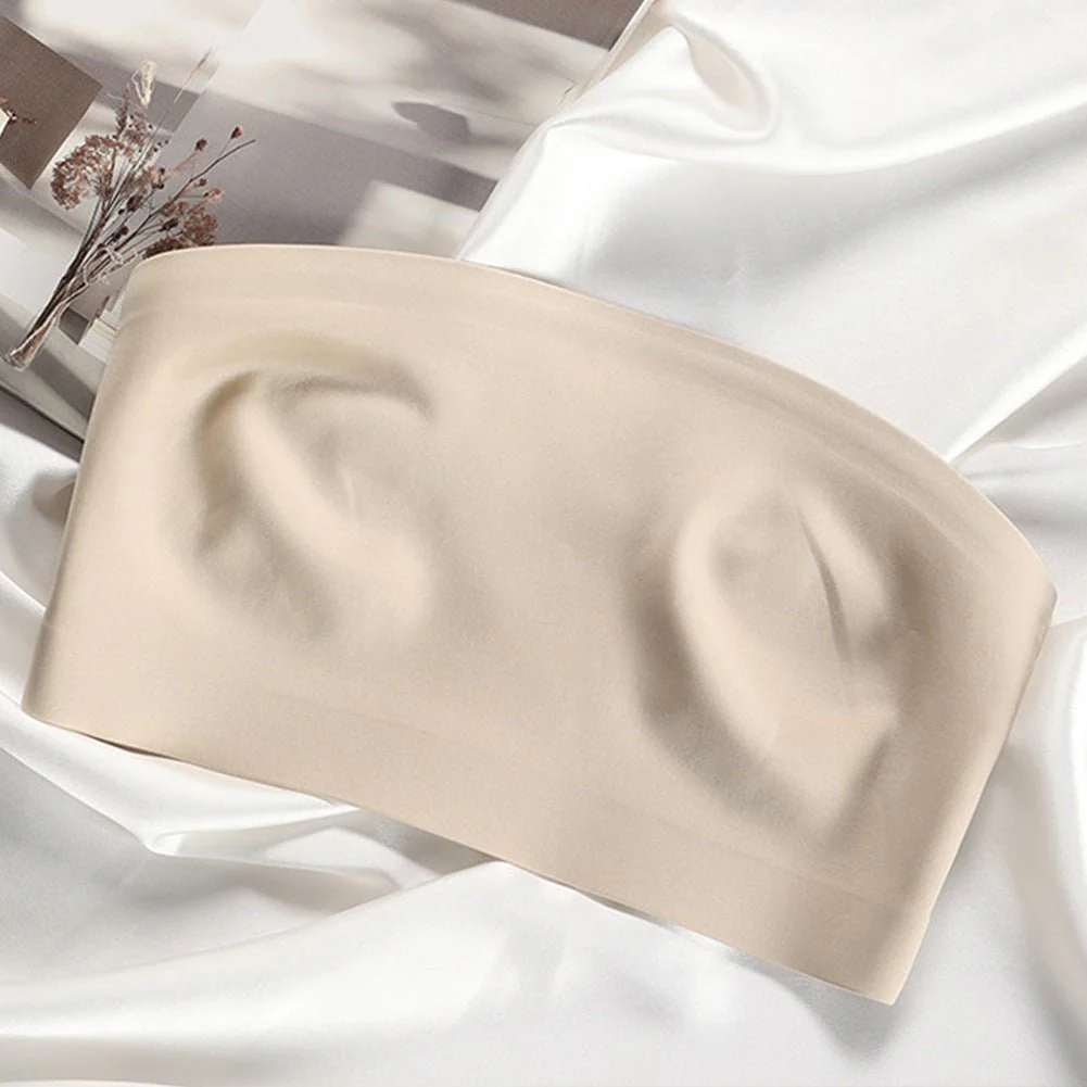 Seamless Elegance | Large Size Strapless Tube Top Corset Bra (FD) - Image 4