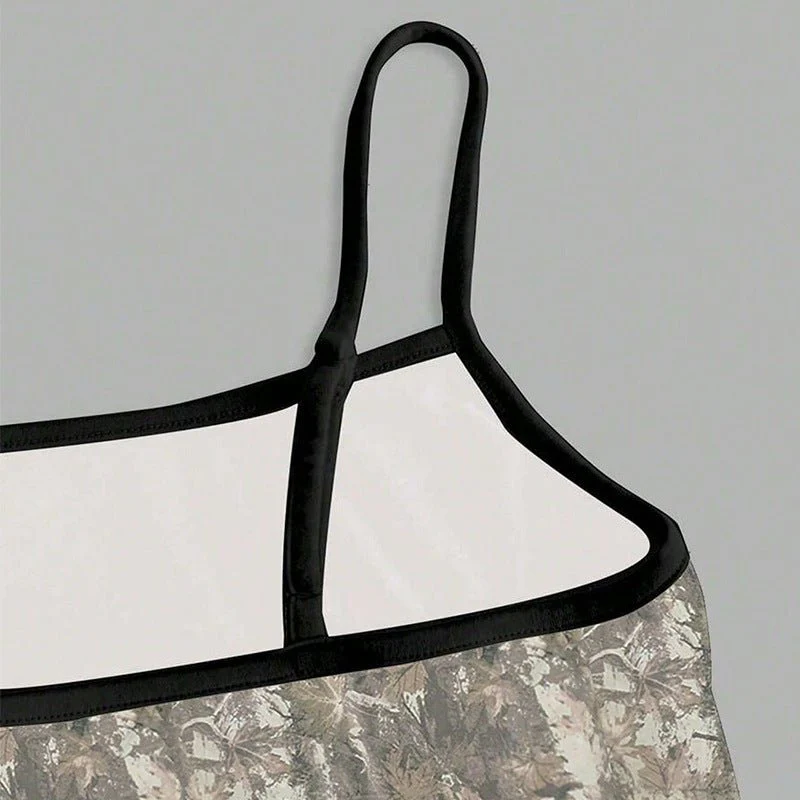 sexy suspender tops for women 2025 summer retro color small vest inner wear for women - Image 3