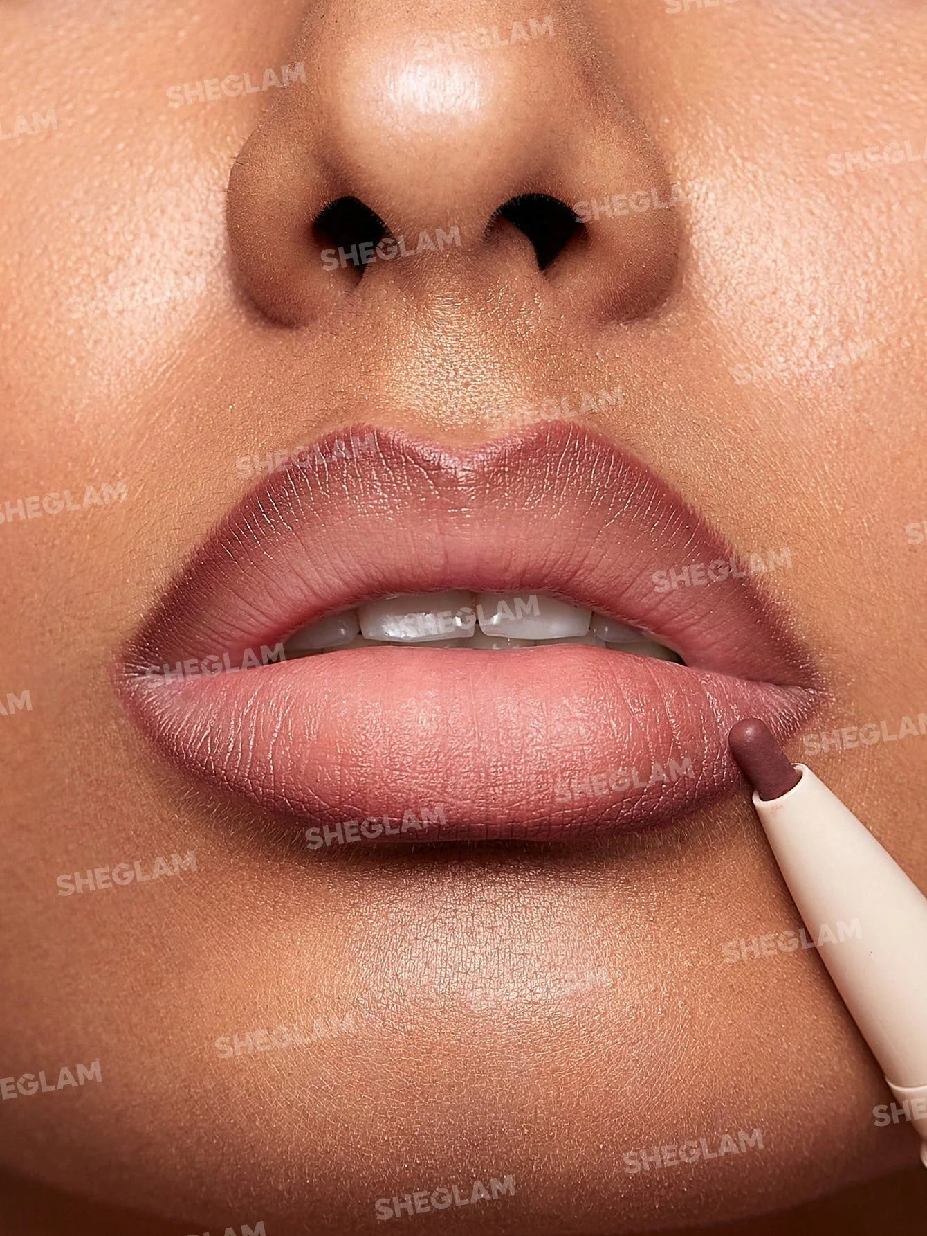 SHEGLAM 101 Lipstick & Liner Duo-Soft Chai 2-In-1 Matte Dual-Ended Lip Liner - Image 15