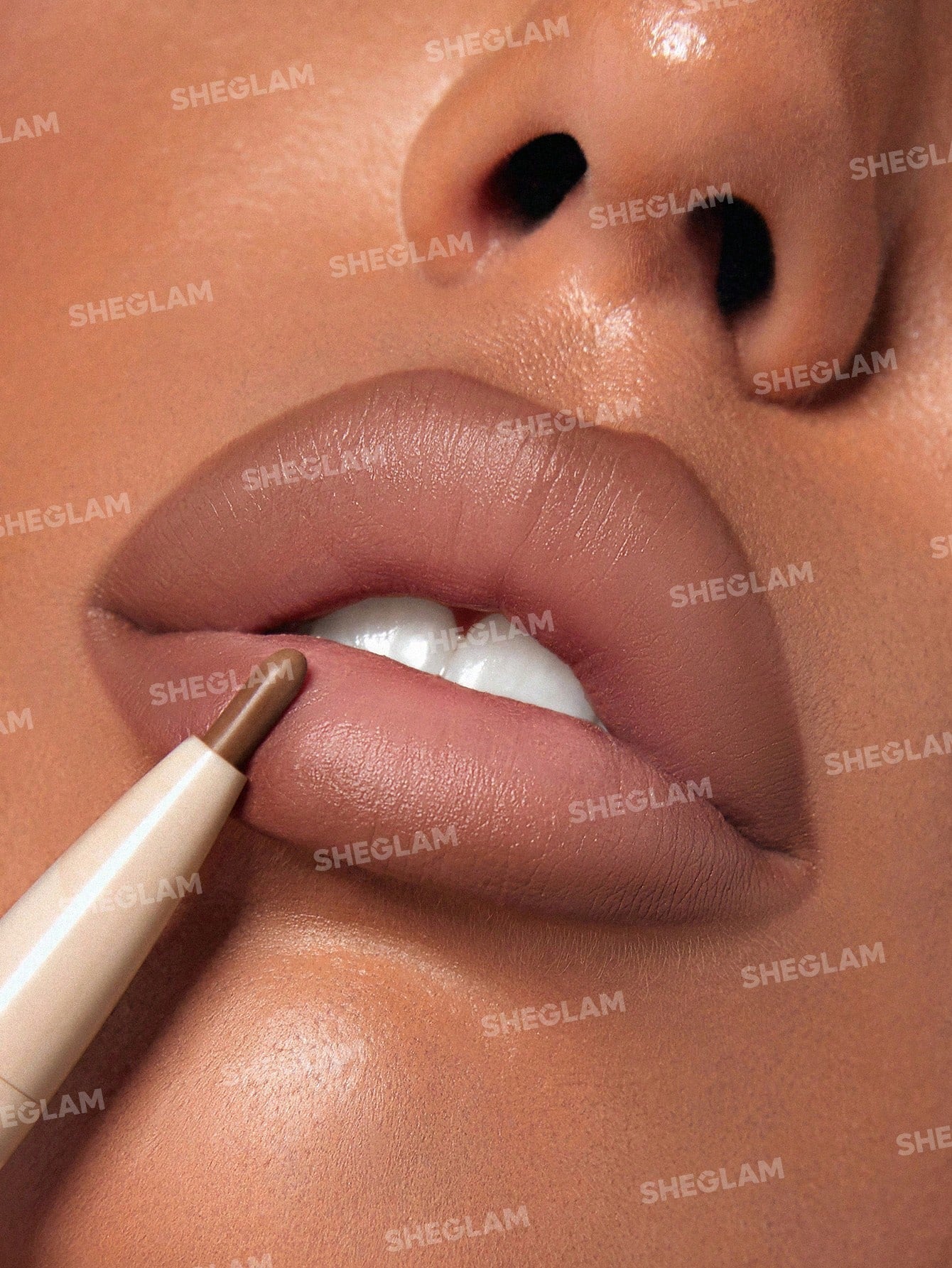 SHEGLAM 101 Lipstick & Liner Duo-Soft Chai 2-In-1 Matte Dual-Ended Lip Liner - Image 24