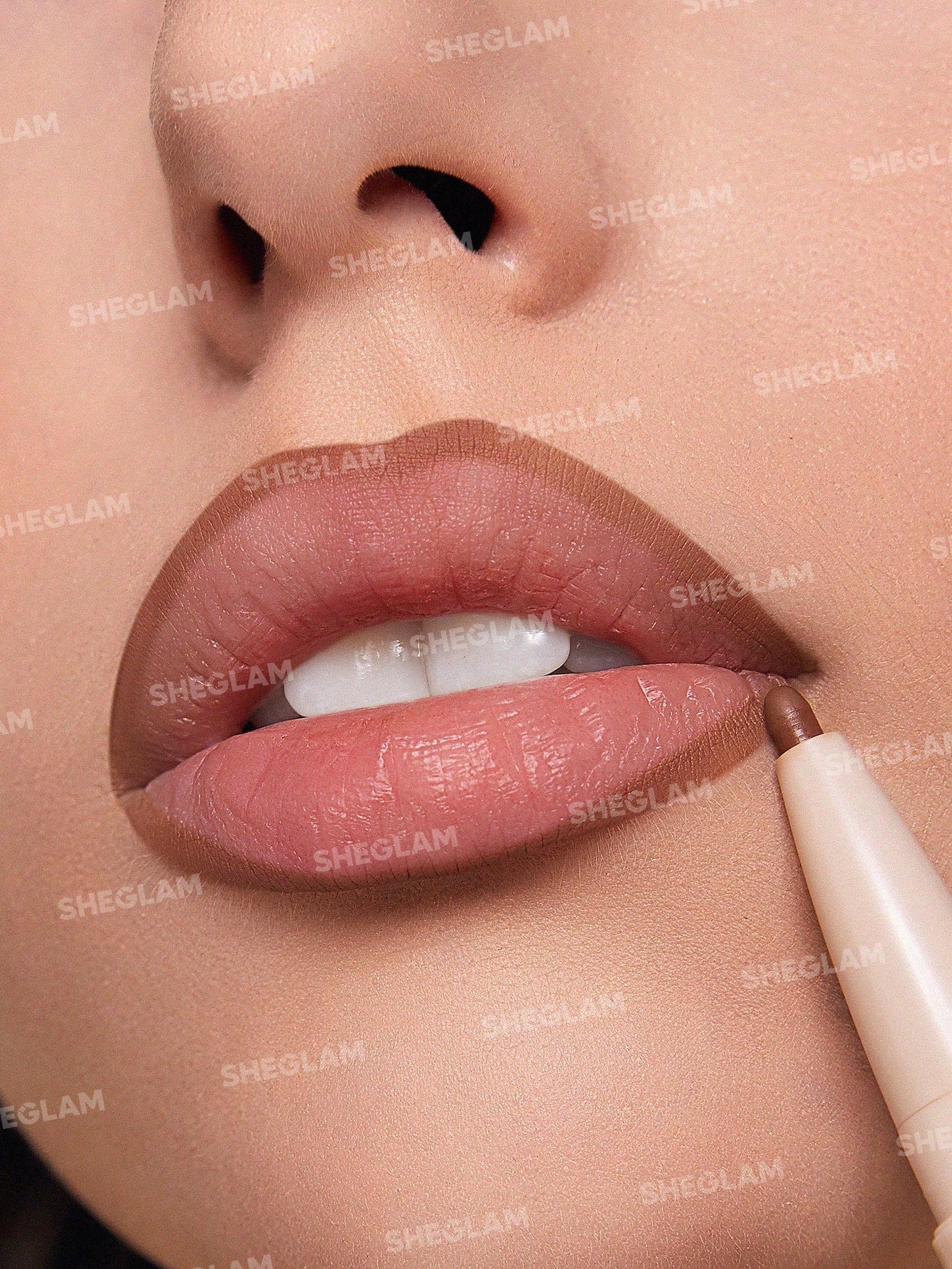 SHEGLAM 101 Lipstick & Liner Duo-Soft Chai 2-In-1 Matte Dual-Ended Lip Liner - Image 26