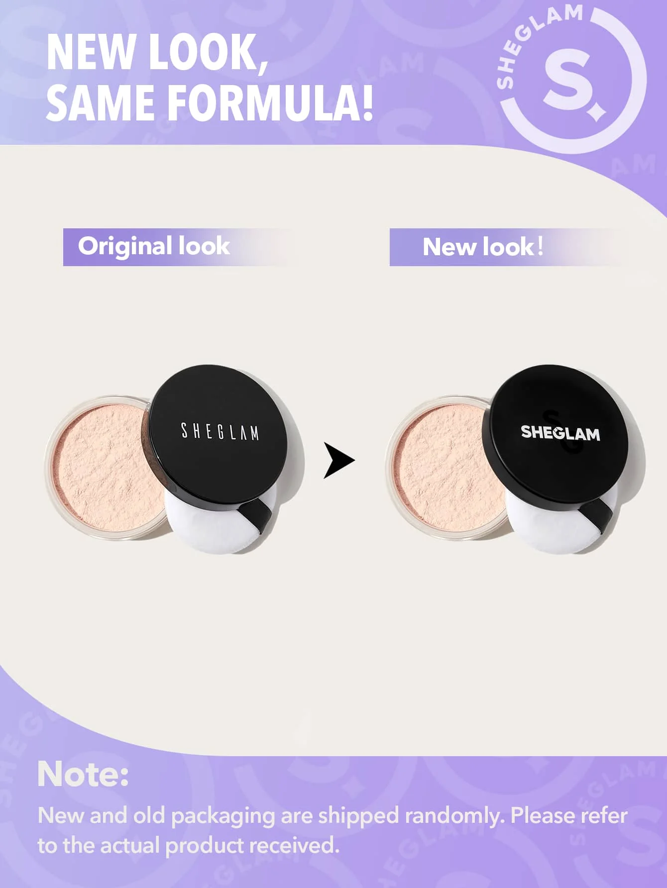 SHEGLAM Baked Glow Setting Powder-Light Pink  Oil Control Loose Setting Powder FD - Image 7