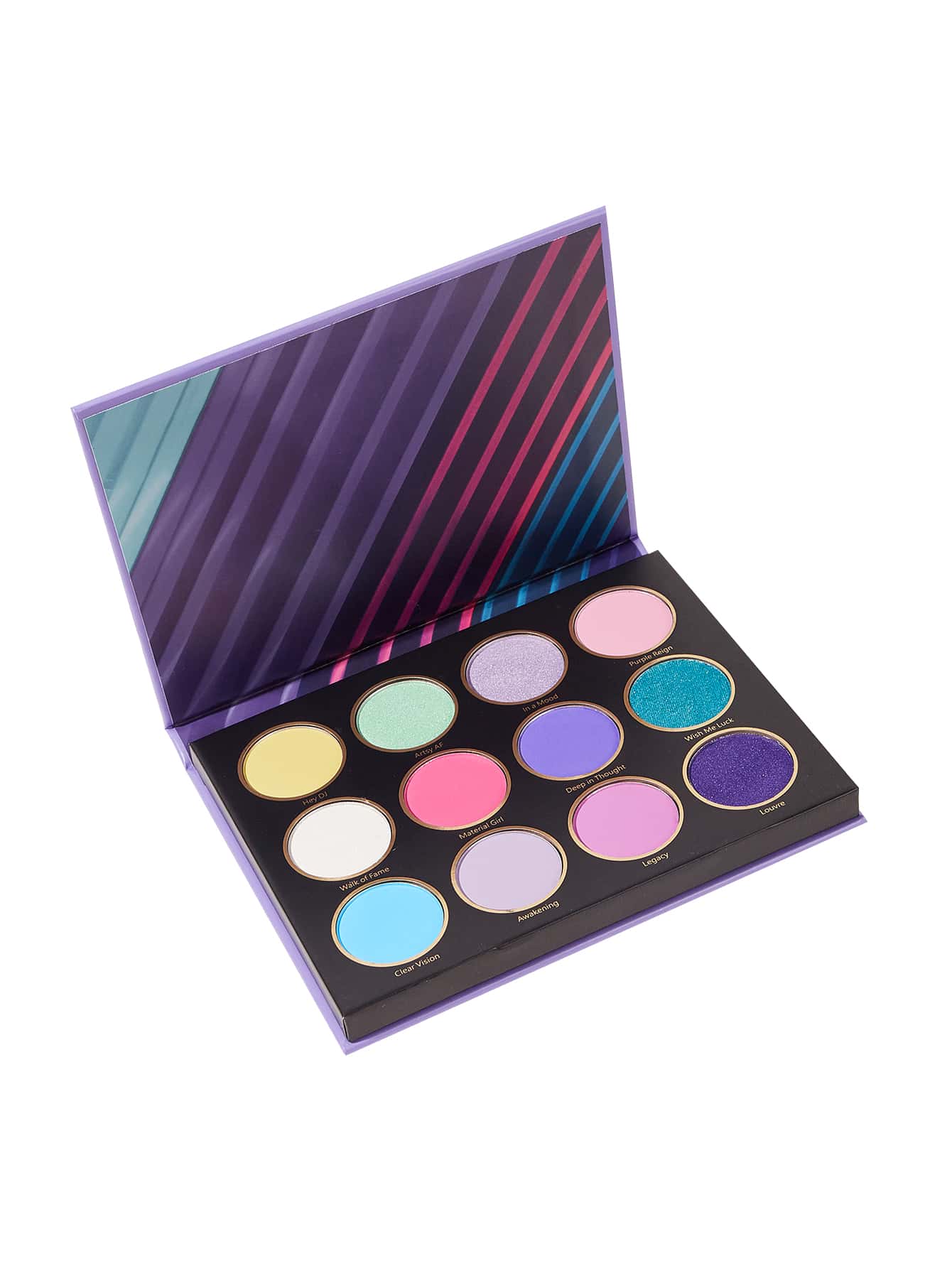 SHEGLAM Chill Track Palette 12-Clolor Shimmer Metallic Matte Eyeshadow Palette - Image 9