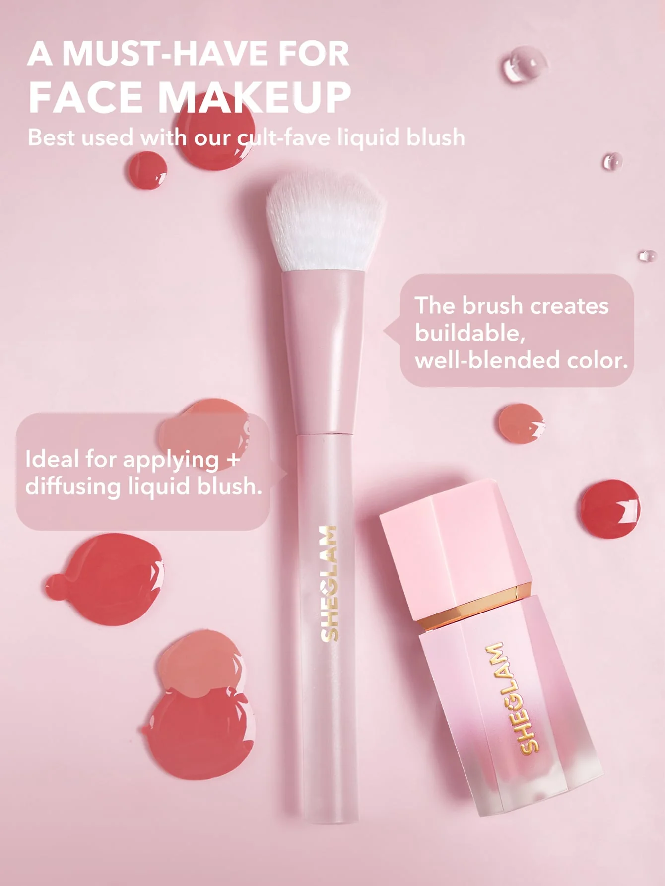 SHEGLAM Color Bloom Liquid Blush Brush - Image 5
