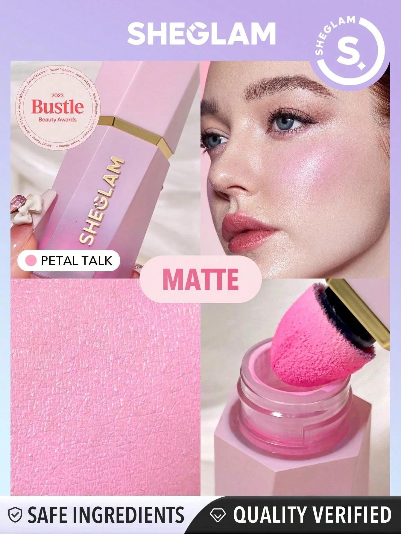 SHEGLAM Color Bloom Liquid Blush Matte Finish-Love Cake  - Image 10