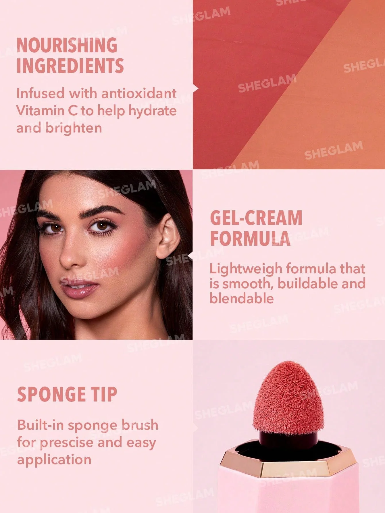 SHEGLAM Color Bloom Liquid Blush Matte Finish-Love Cake  - Image 24