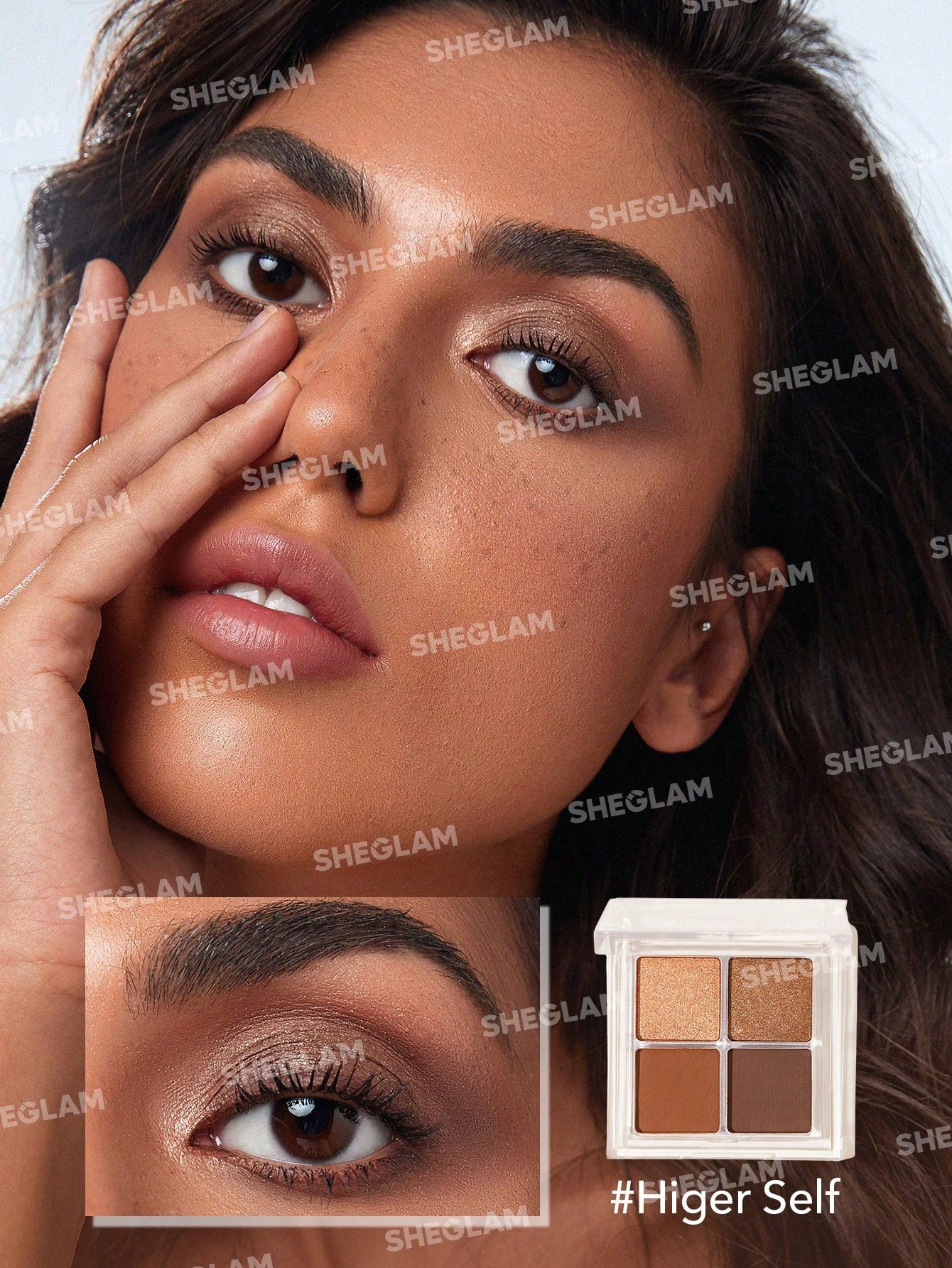 SHEGLAM Cosmic Crystal Eyeshadow Quad-Spellbound 4-Clolor Matte Glitter Eyeshadow Palette - Image 18