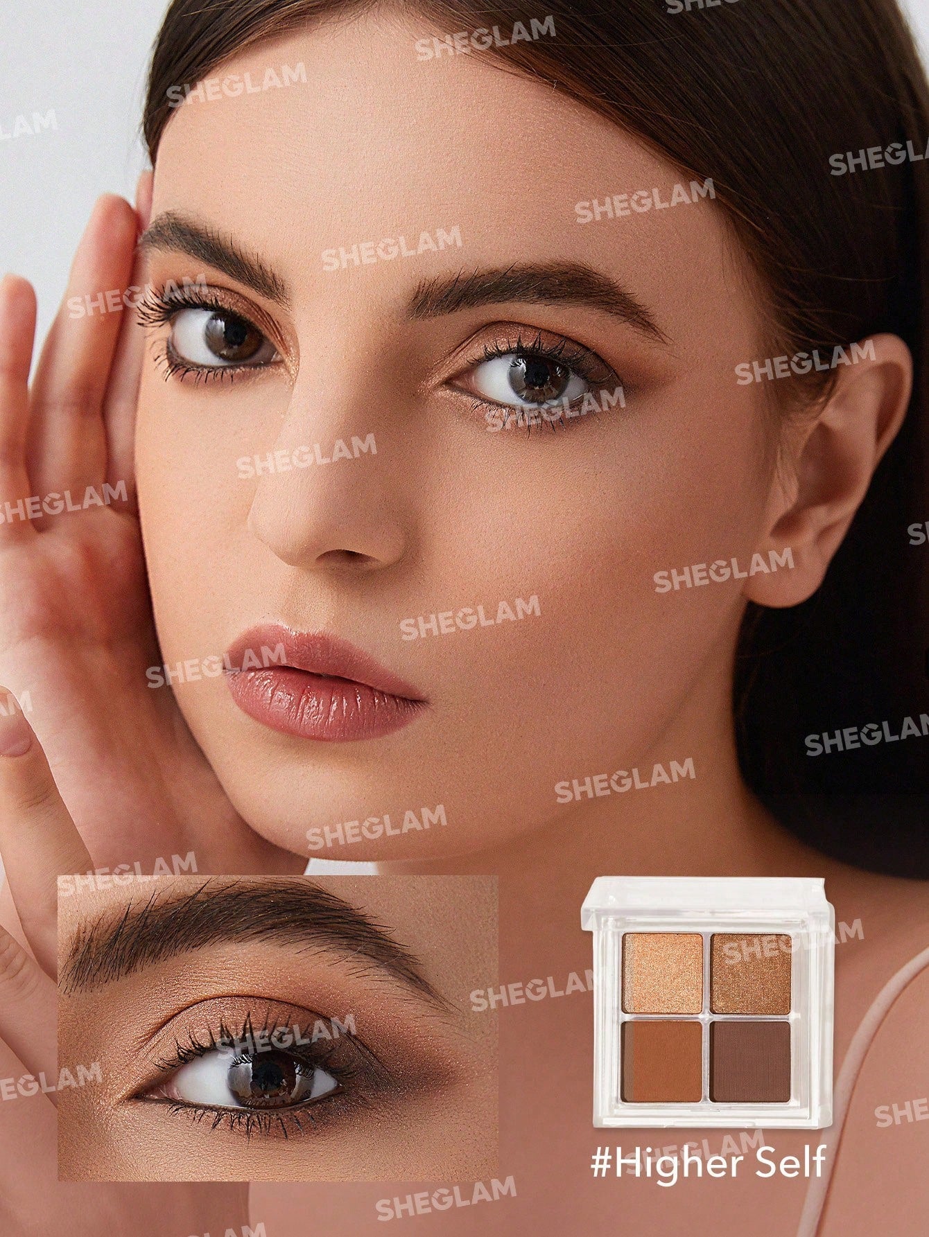 SHEGLAM Cosmic Crystal Eyeshadow Quad-Spellbound 4-Clolor Matte Glitter Eyeshadow Palette - Image 19