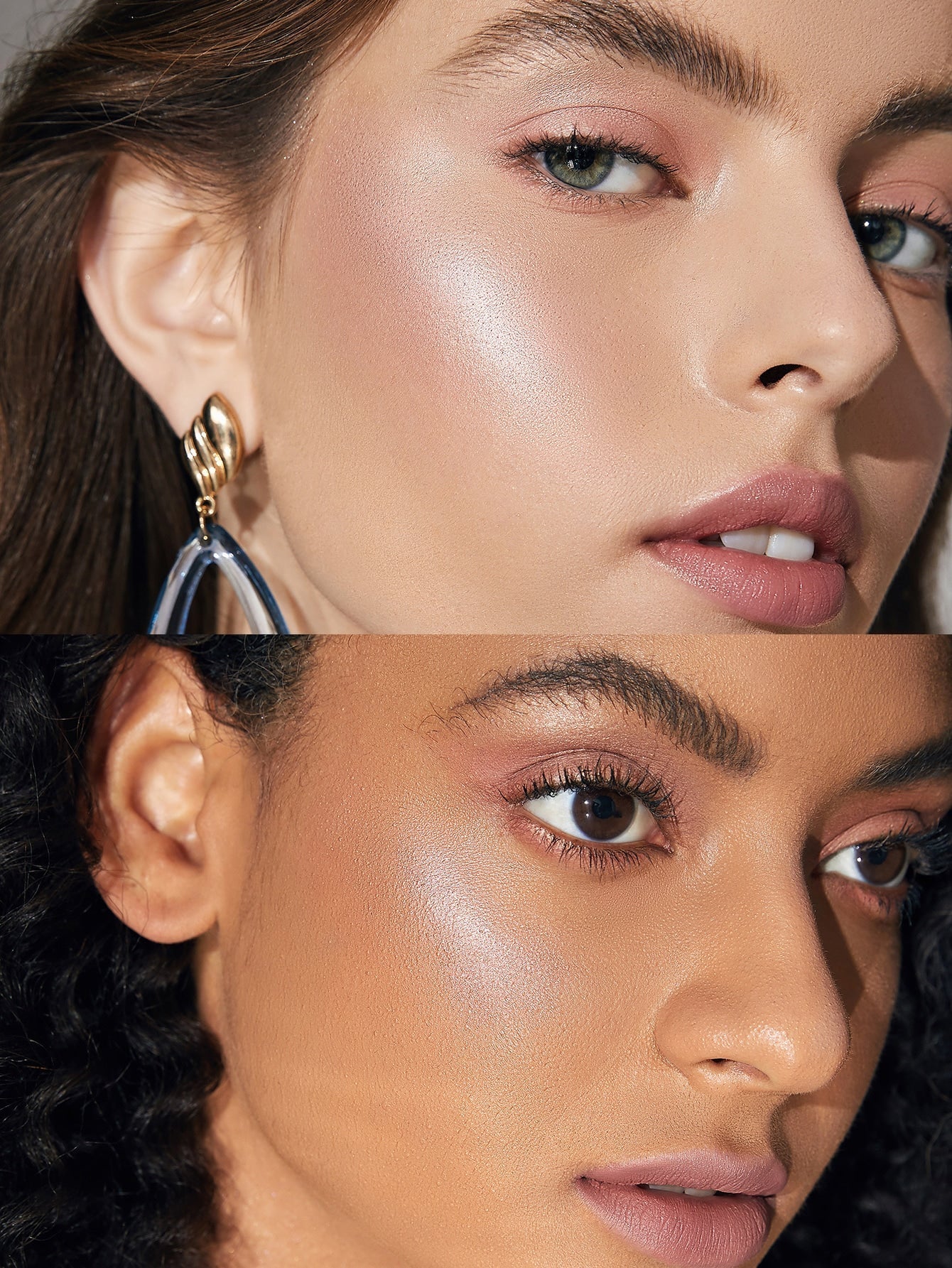 SHEGLAM Cosmic Crystal Mousse Highlighter - Highlighter Powder Shimmer Long Wear Brightening Non-Caking Pink Glow Highlighter - Image 4