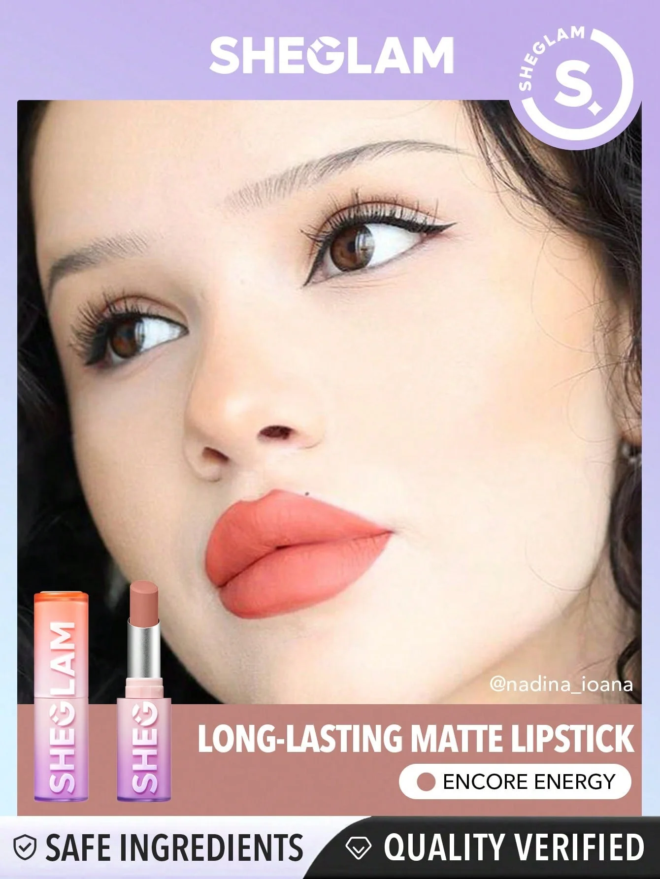 SHEGLAM Dynamatte Boom Long Lasting Matte Lipstick - Nude Shades