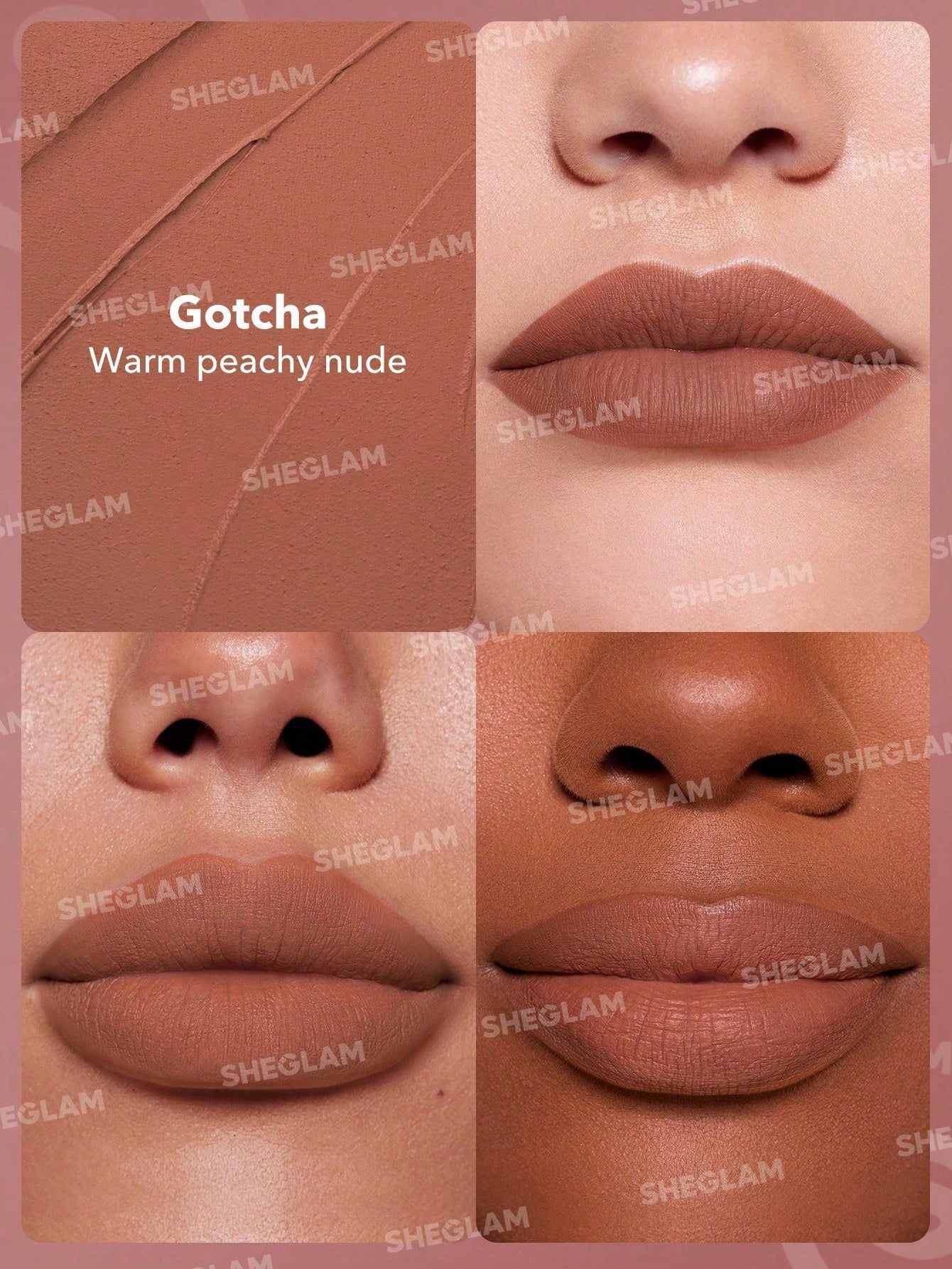 SHEGLAM Dynamatte Boom Long Lasting Matte Lipstick - Nude Shades - Image 10