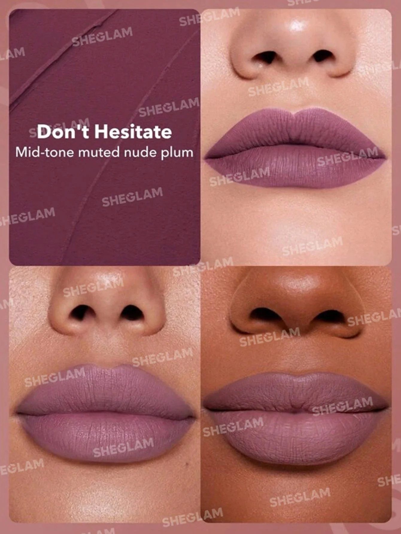 SHEGLAM Dynamatte Boom Long Lasting Matte Lipstick - Nude Shades - Image 18