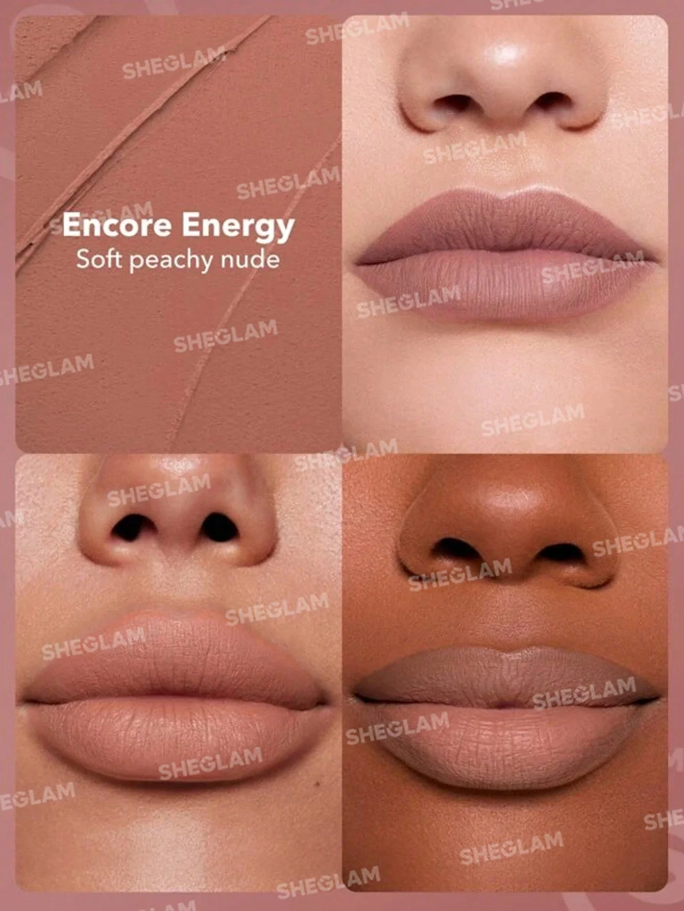 SHEGLAM Dynamatte Boom Long Lasting Matte Lipstick - Nude Shades - Image 2