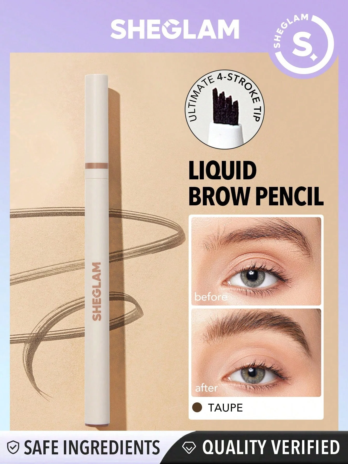 SHEGLAM Feather Better Liquid Eyebrow Pencil - Image 11
