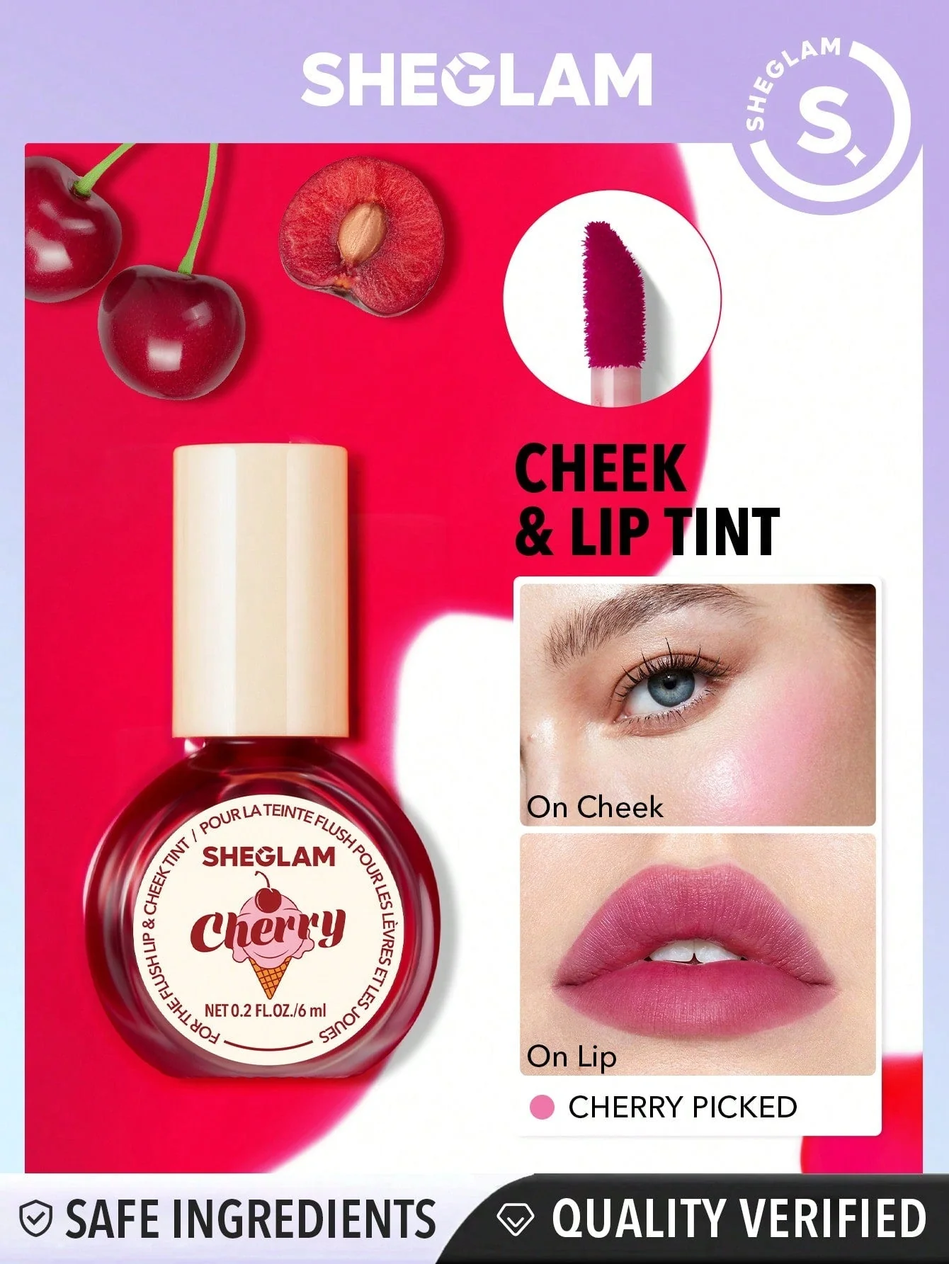 SHEGLAM For The Flush Lip & Cheek Tint (FD) - Image 9