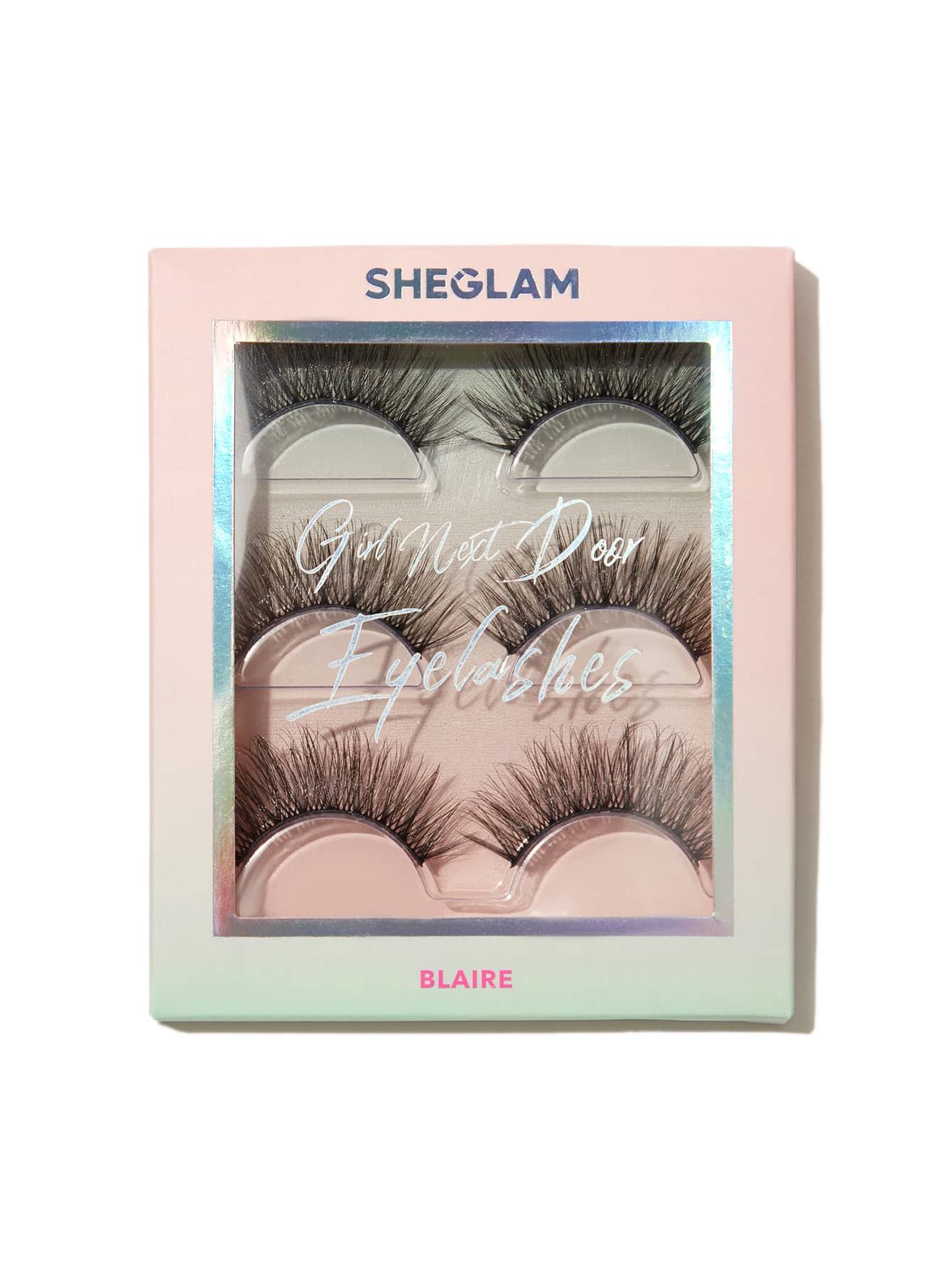SHEGLAM Girl Next Door Natural False Eyelashes-Blaire 3 Pairs Cat Eye Lashes Lightweight Comfortable Tapered Fuller Longer Thicker False Eyelashes DIY Eyelash Extension Fake Eyelashes Goth Y2K Party Eyelashes - Image 7