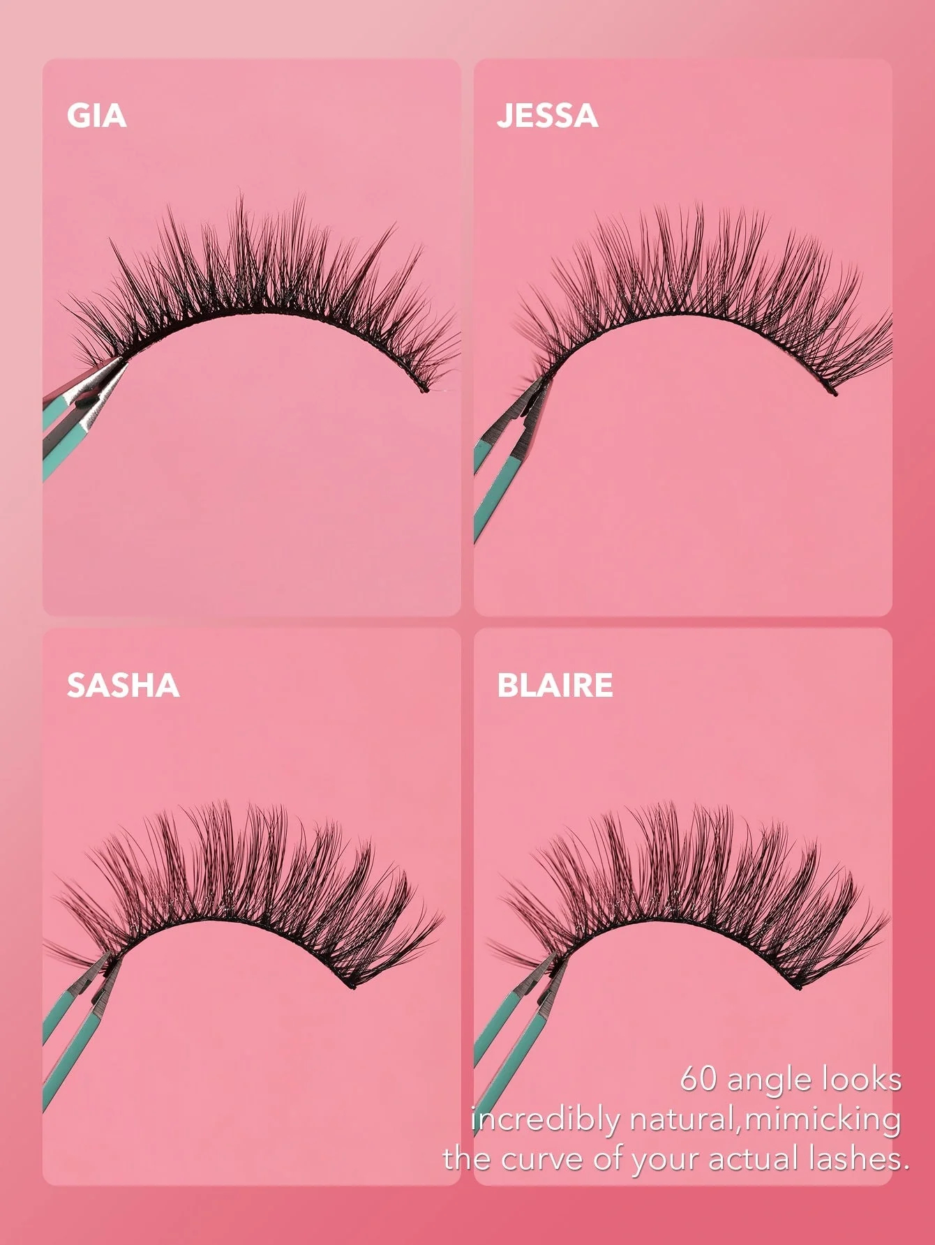 SHEGLAM Girl Next Door Natural False Eyelashes-Gia 3 Pairs Volume Manga Lashes Lightweight Comfortable Tapered Fuller Longer Thicker False Eyelashes DIY Eyelash Extension Fake Eyelashes Y2K Party Eyelashes - Image 3
