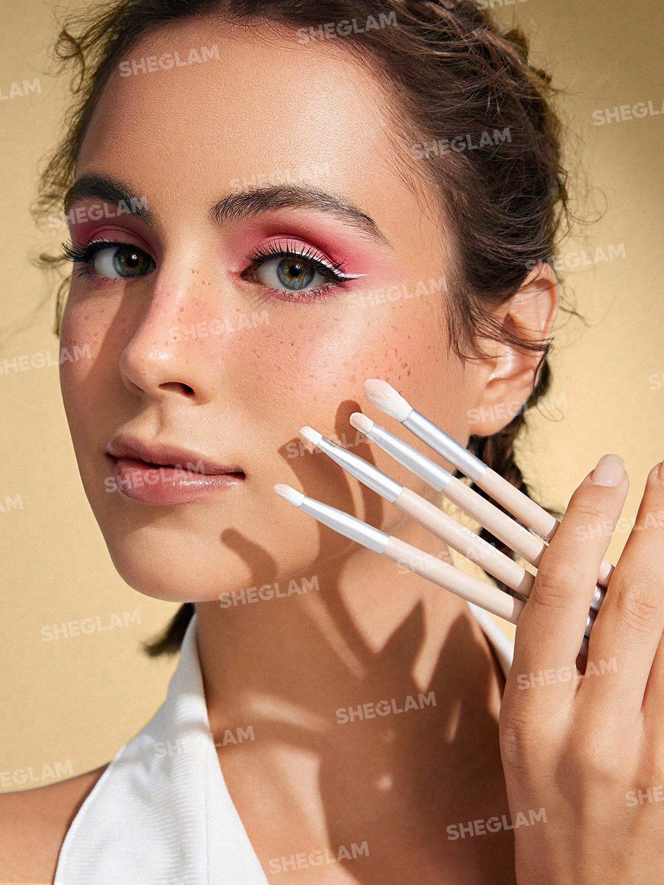 SHEGLAM Glam 101 Eye Essentials Brush Set With Bag - Image 6