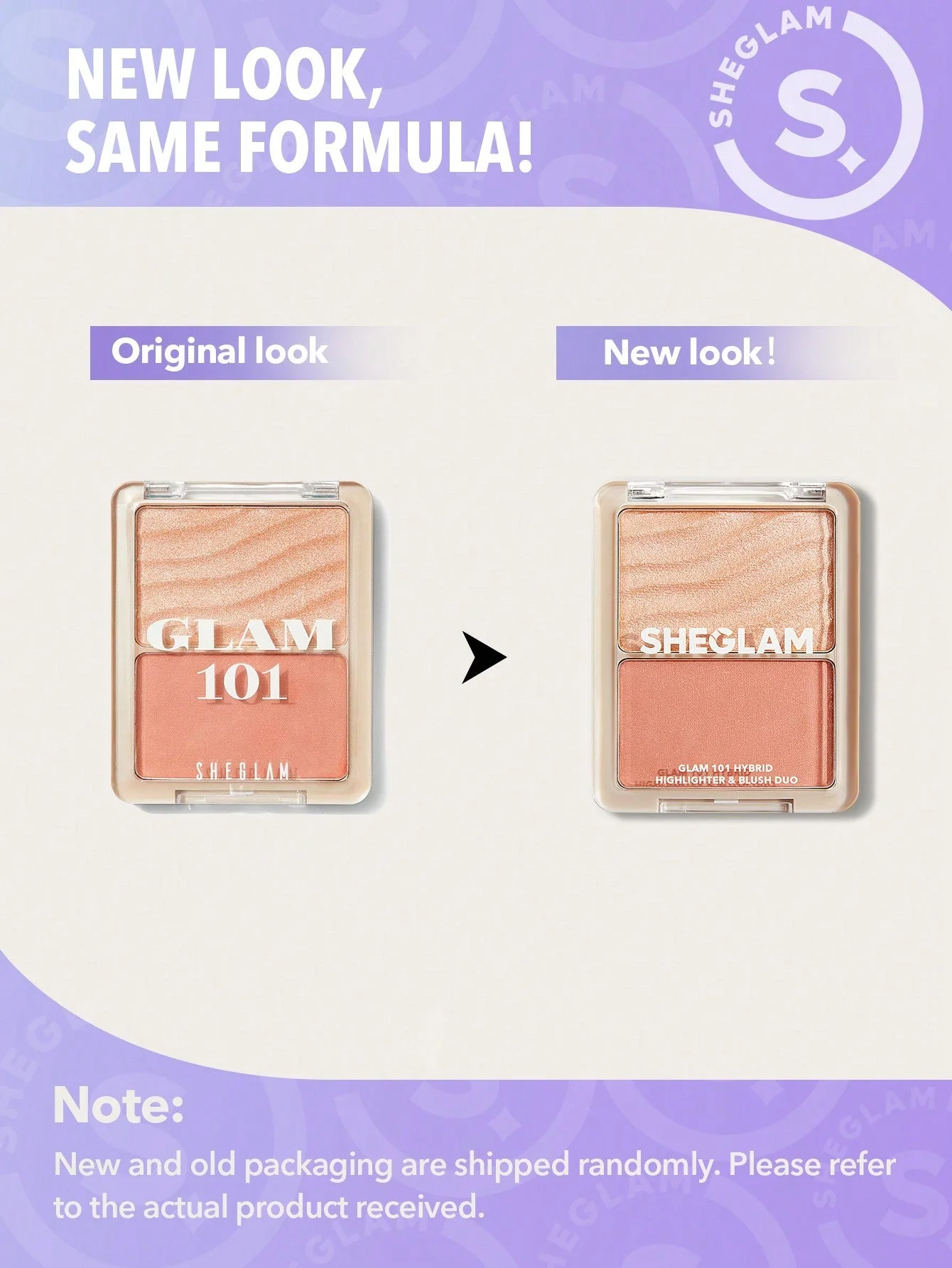 SHEGLAM Glam 101 Hybrid Highlighter & Blush Duo-Seville - Image 14