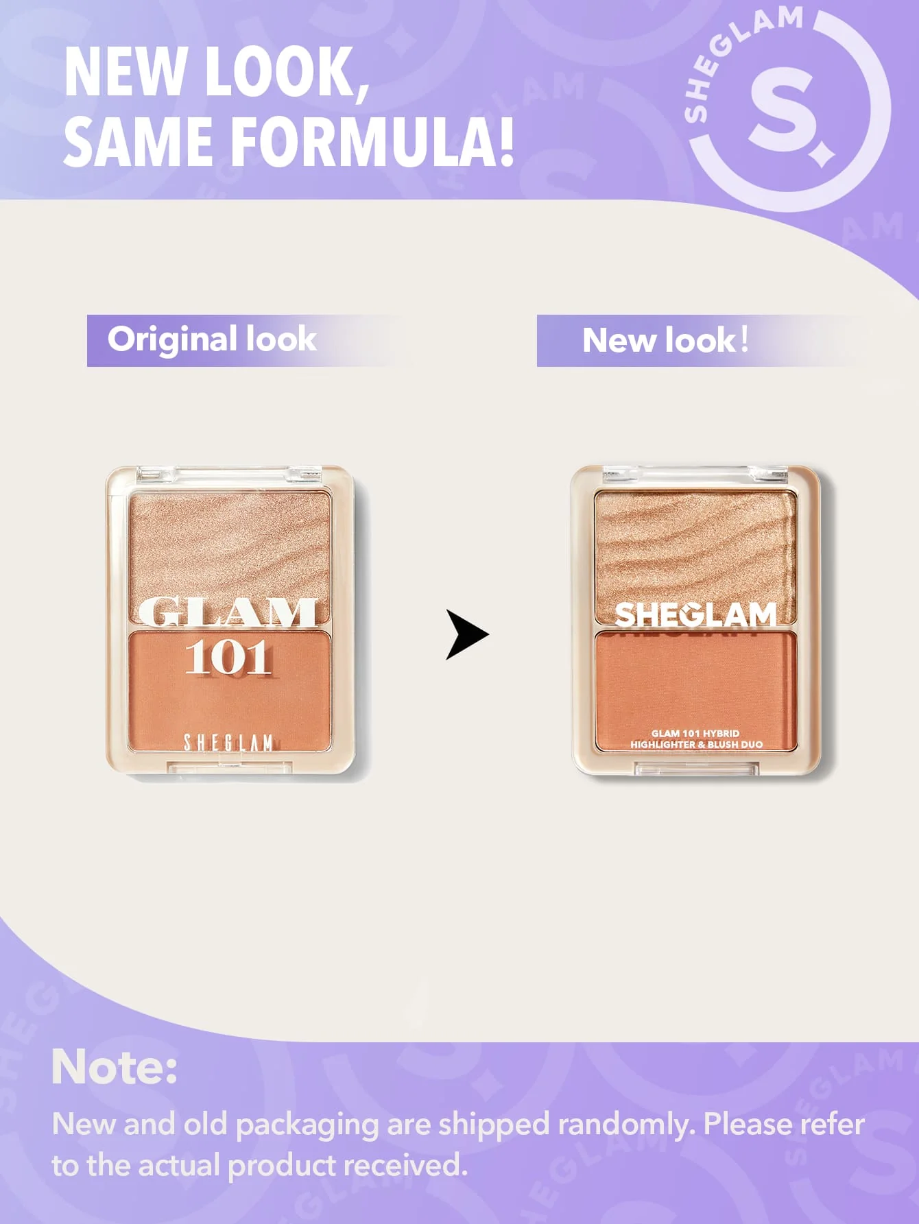 SHEGLAM Glam 101 Hybrid Highlighter & Blush Duo-Seville - Image 20
