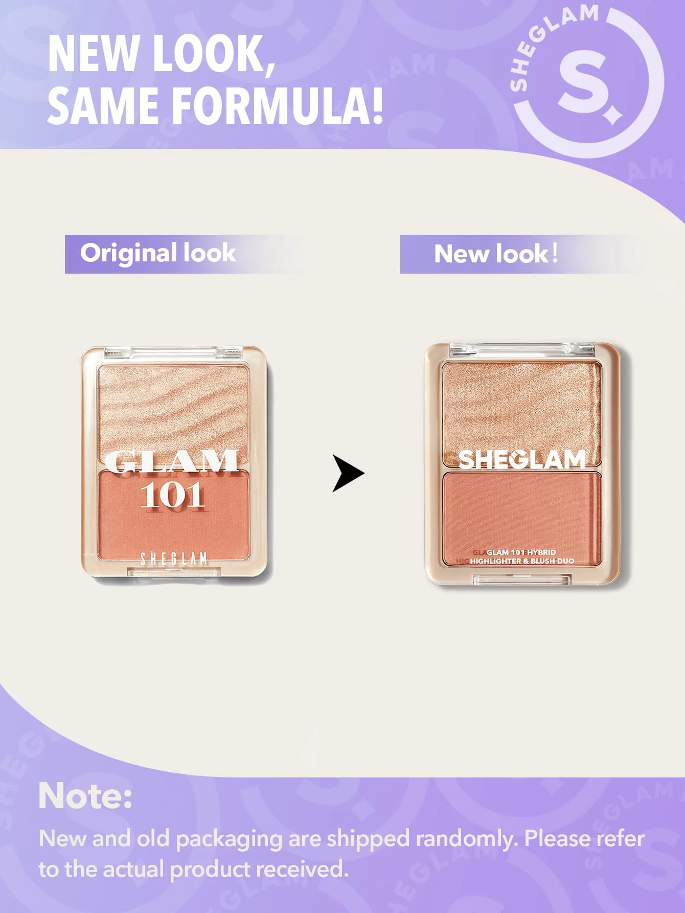 SHEGLAM Glam 101 Hybrid Highlighter & Blush Duo-Seville - Image 8