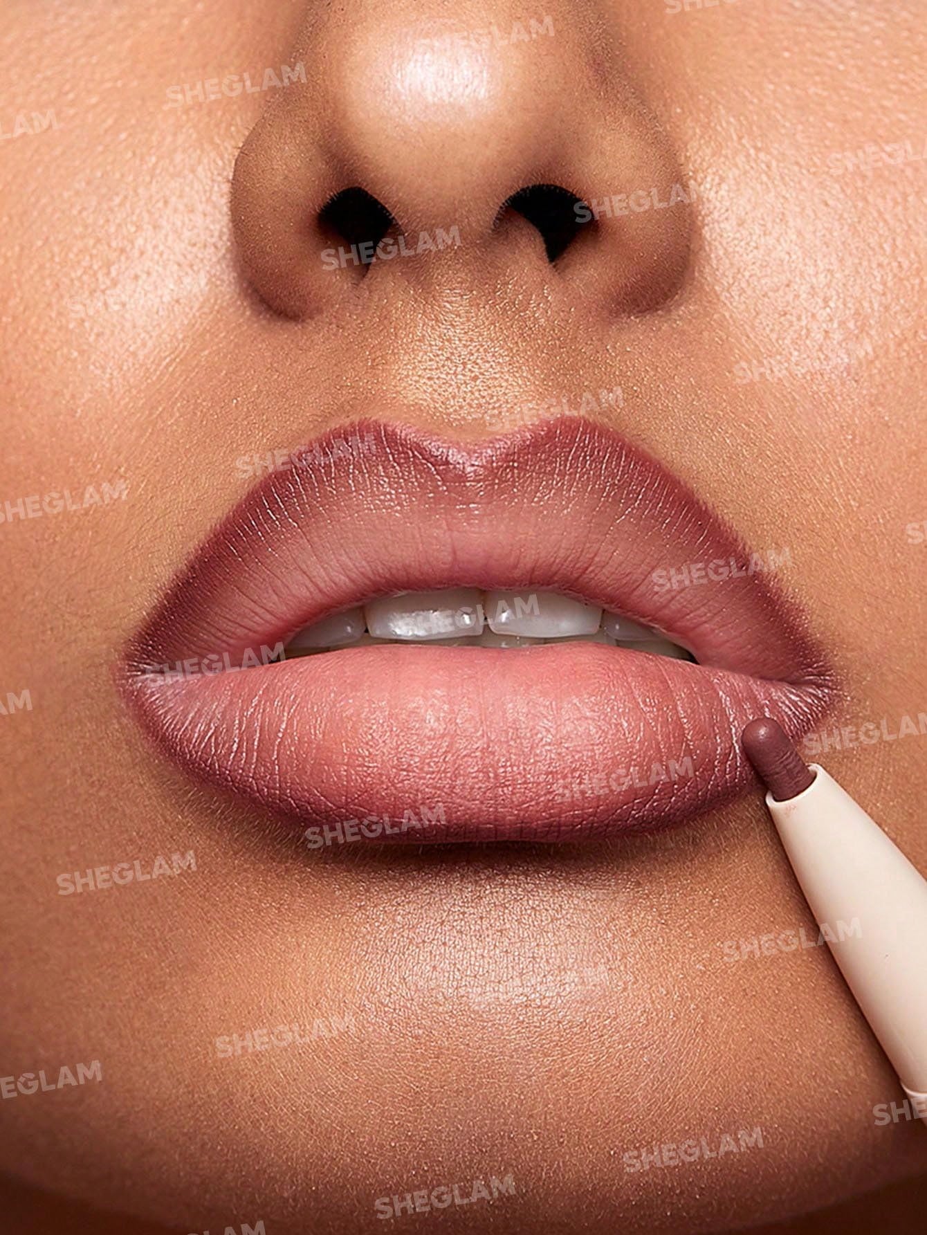SHEGLAM Glam 101 Lipstick & Liner Duo-Deep Caramel 2-In-1 Matte Dual-Ended Lip Liner Lipstick Pencil Highly Pigmented Long Lasting Smooth Easy To Wear Lip Makeup  FD - Image 15