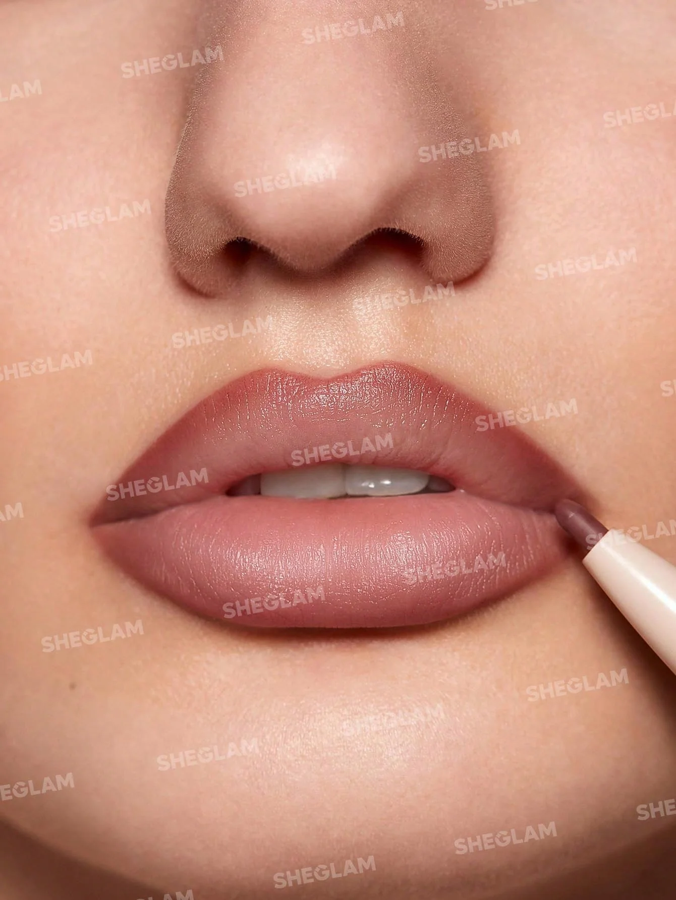SHEGLAM Glam 101 Lipstick & Liner Duo-Deep Caramel 2-In-1 Matte Dual-Ended Lip Liner Lipstick Pencil Highly Pigmented Long Lasting Smooth Easy To Wear Lip Makeup  FD - Image 16