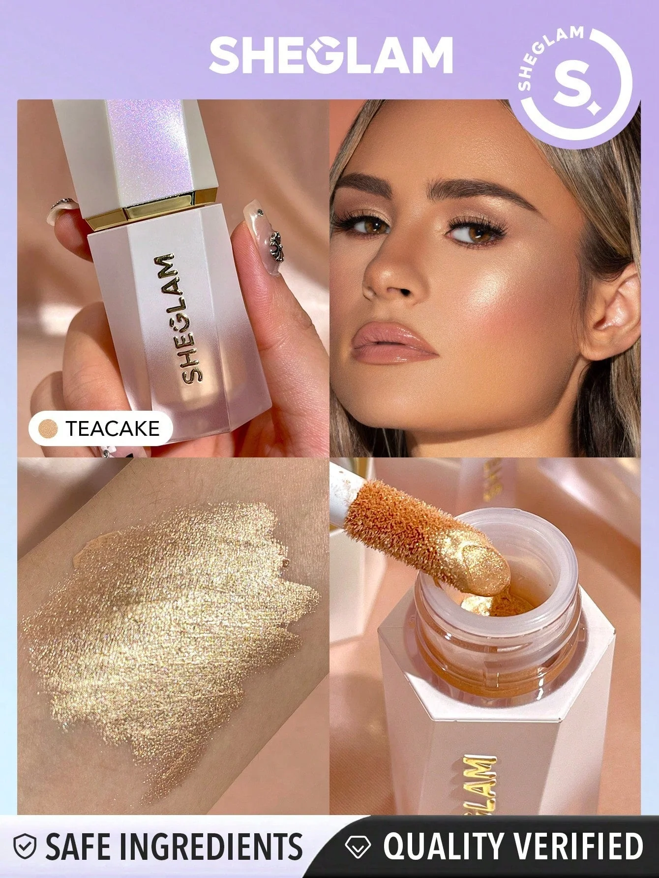 SHEGLAM Glow Bloom Liquid Highlighter - Image 2