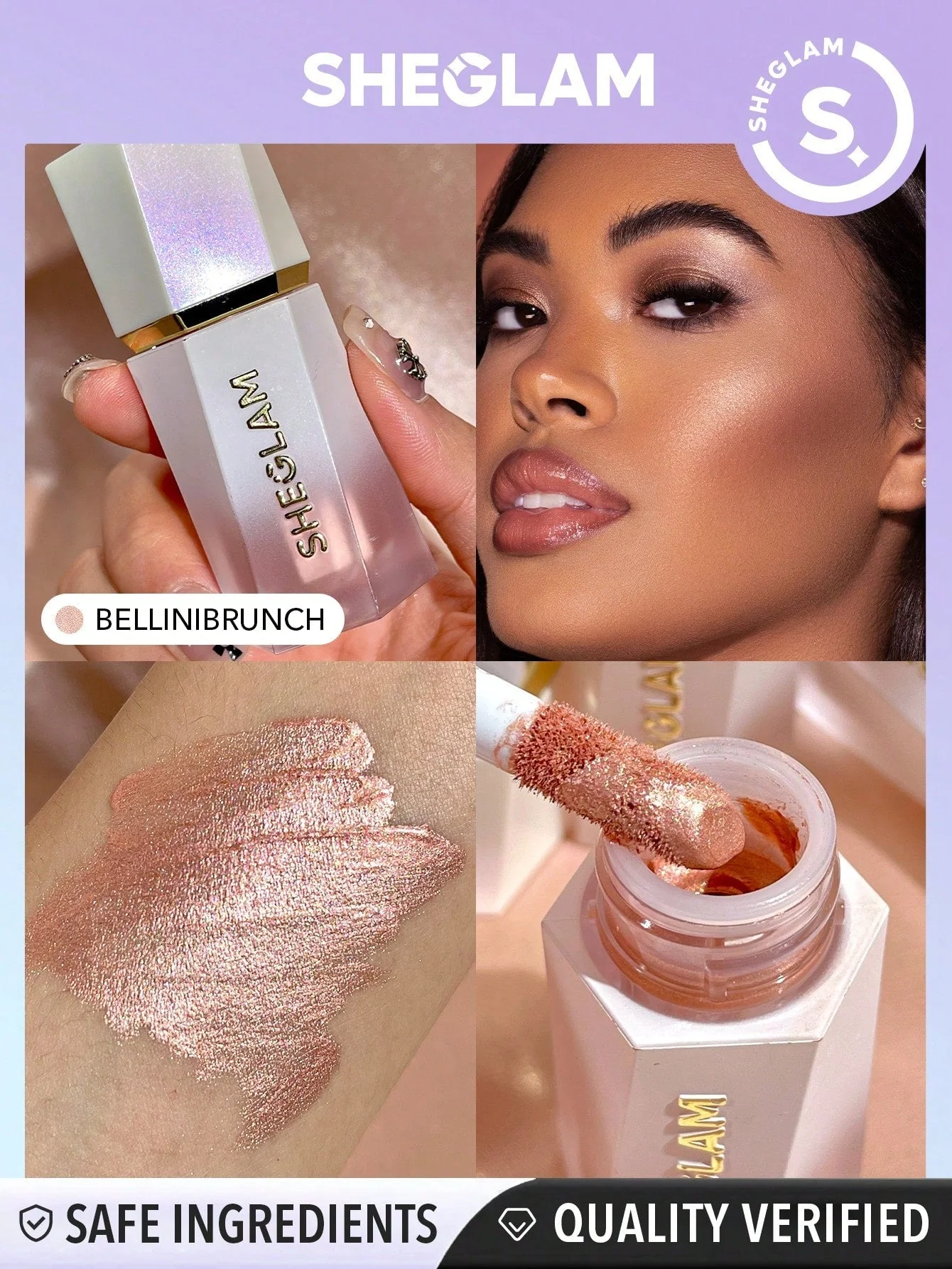 SHEGLAM Glow Bloom Liquid Highlighter - Image 3