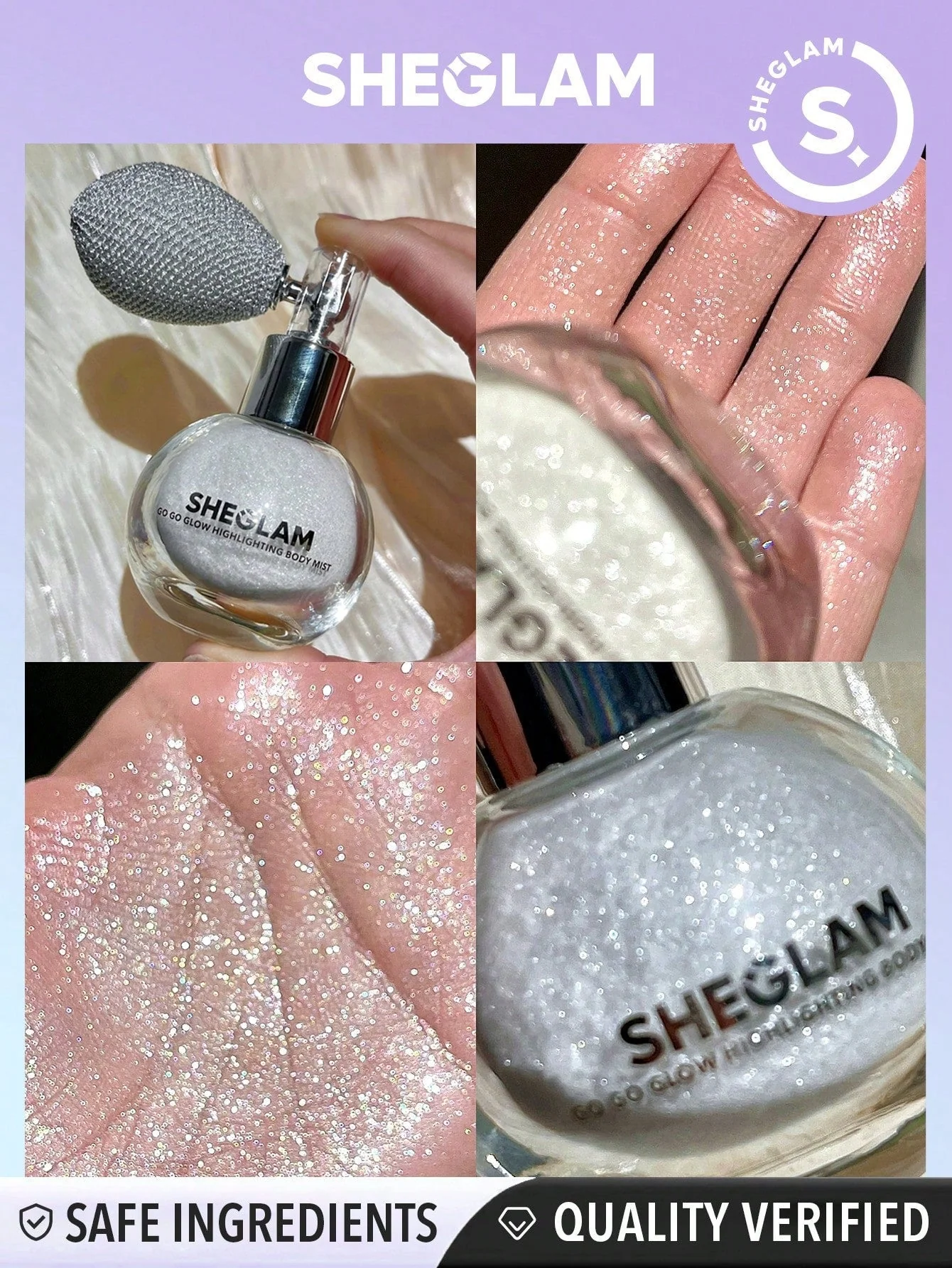 SHEGLAM Go Go Glow Highlighting Body Mist - Image 4