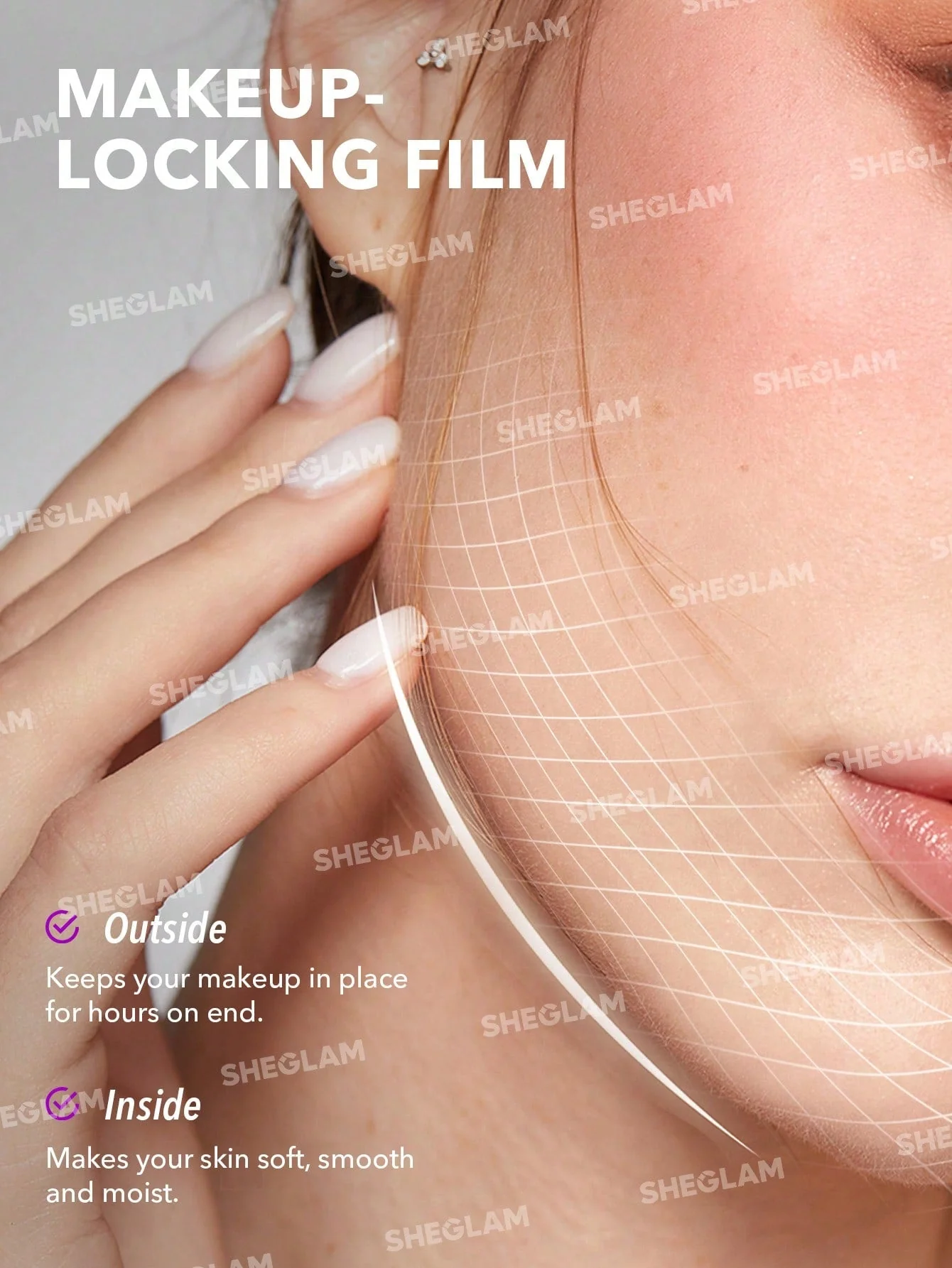 SHEGLAM Good Grip Hydrating Primer-Blueberry+AHA - Image 4