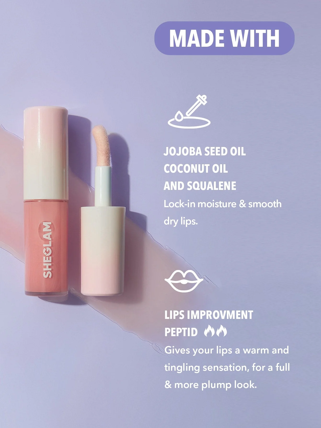 SHEGLAM Hot Goss Plumping Lip Gloss - Image 5