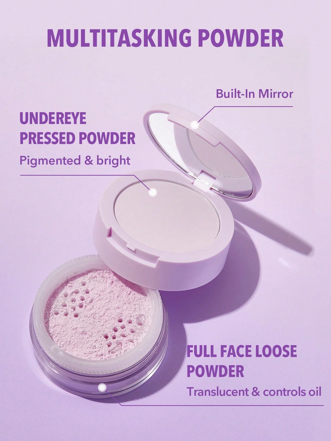SHEGLAM Insta-Ready Face & Under Eye Setting Powder Duo - Image 3