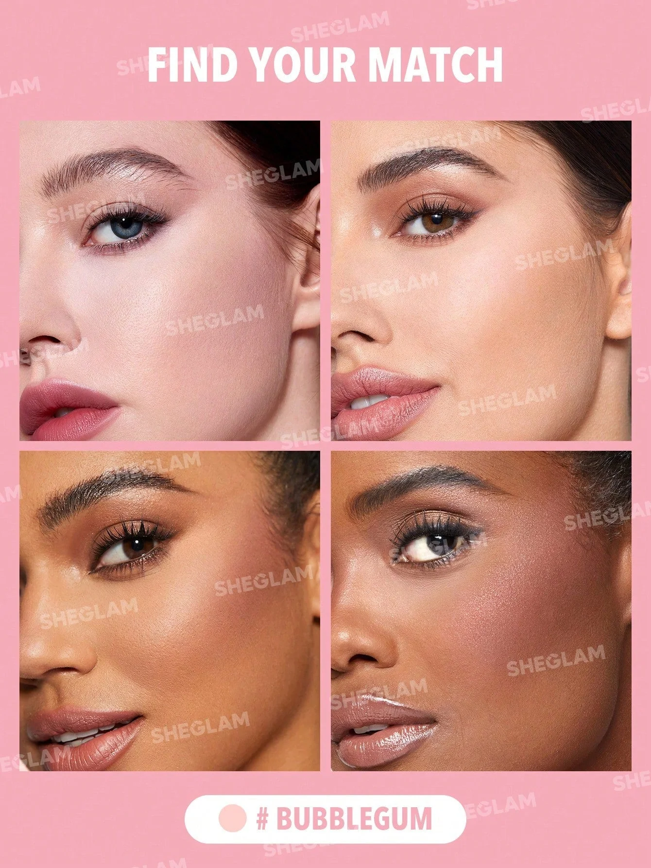 SHEGLAM Insta-Ready Face & Under Eye Setting Powder Duo-Bubblegum 2 In 1 - Image 4