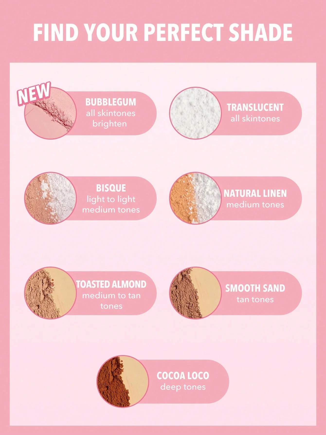 SHEGLAM Insta-Ready Face & Under Eye Setting Powder Duo-Bubblegum 2 In 1 - Image 8